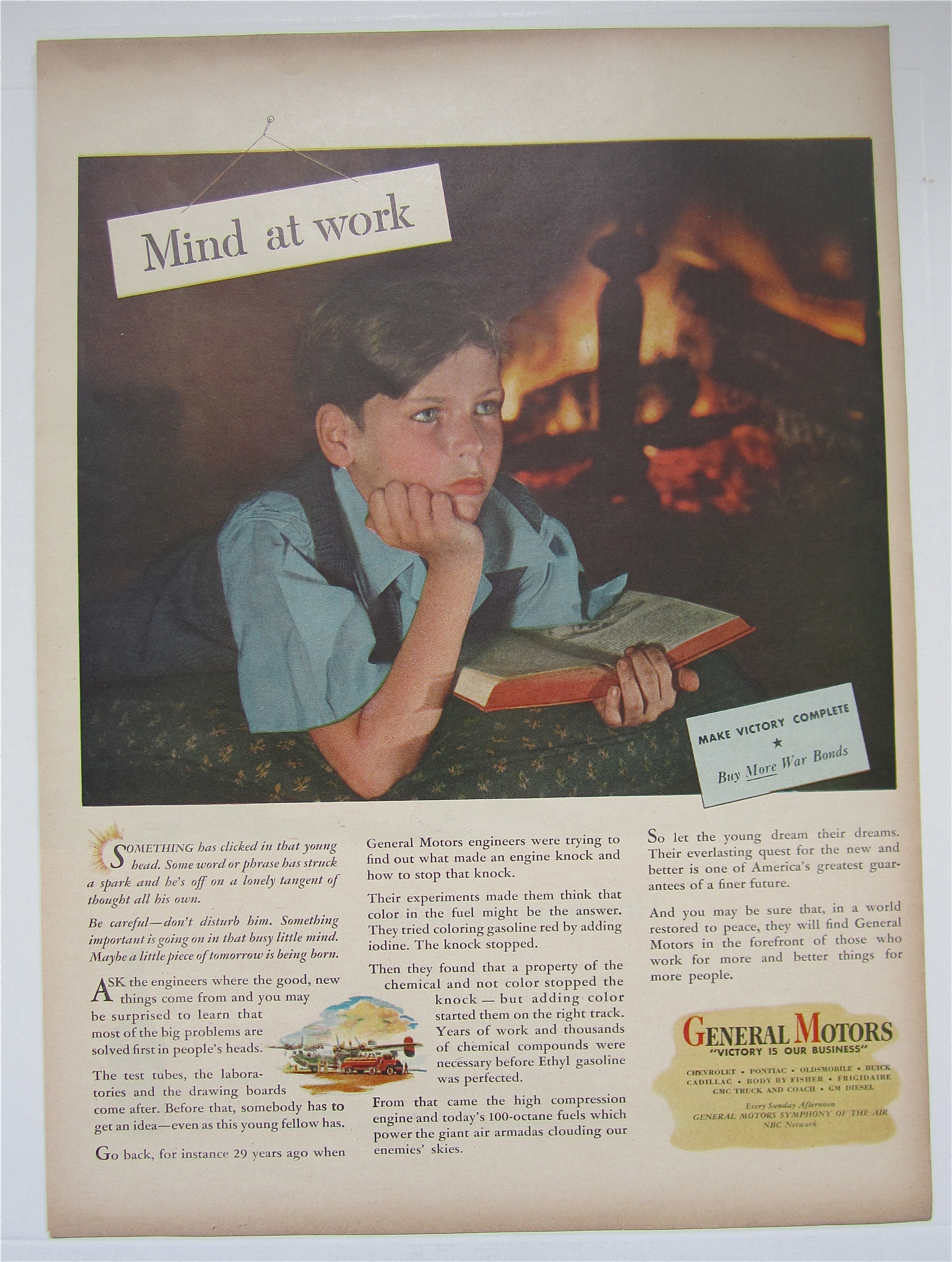 1945 General Motors with a Boy's Mind at Work