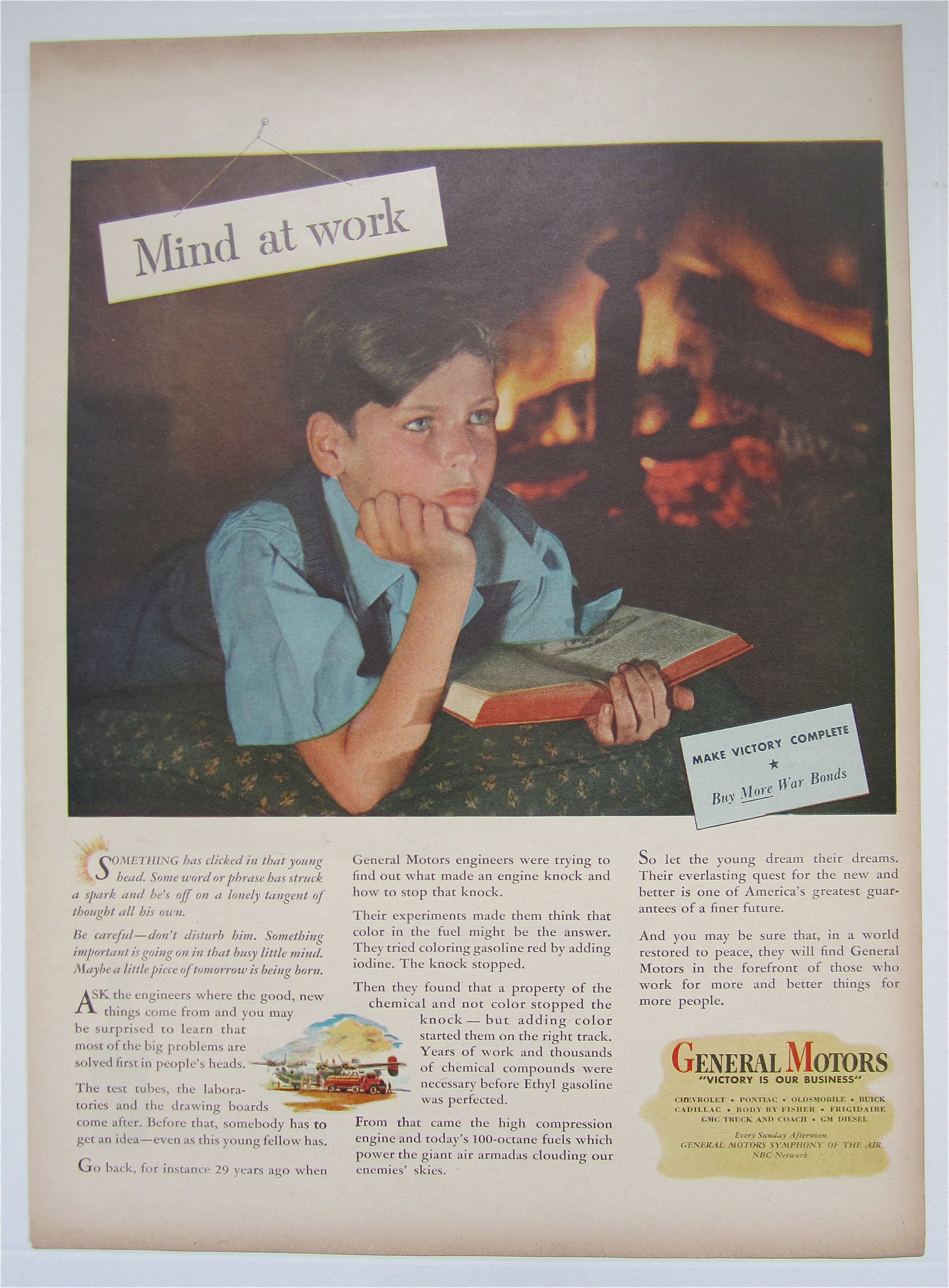 1945 General Motors with a Boy's Mind at Work