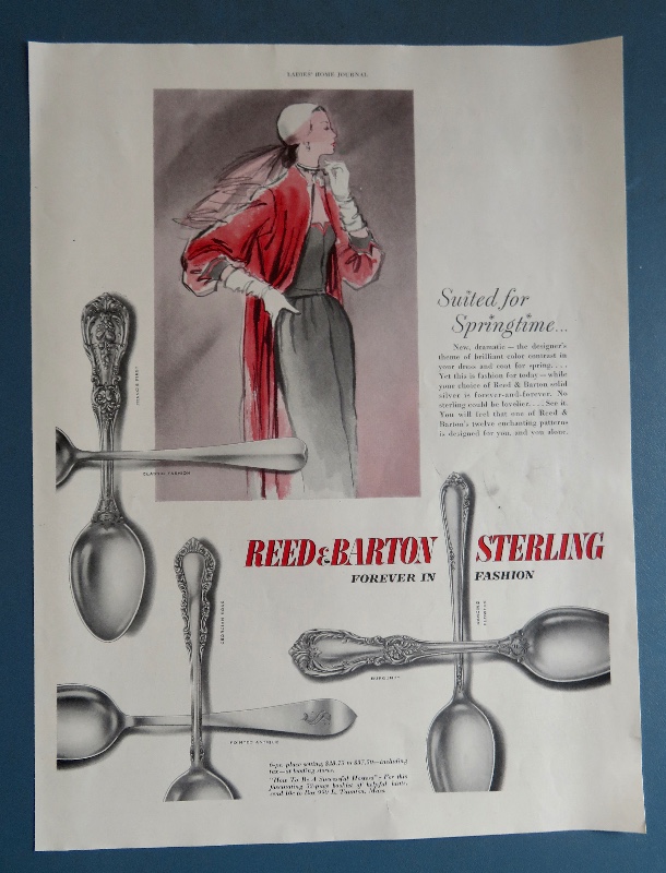 1951 Reed & Barton Sterling with Lovely Woman
