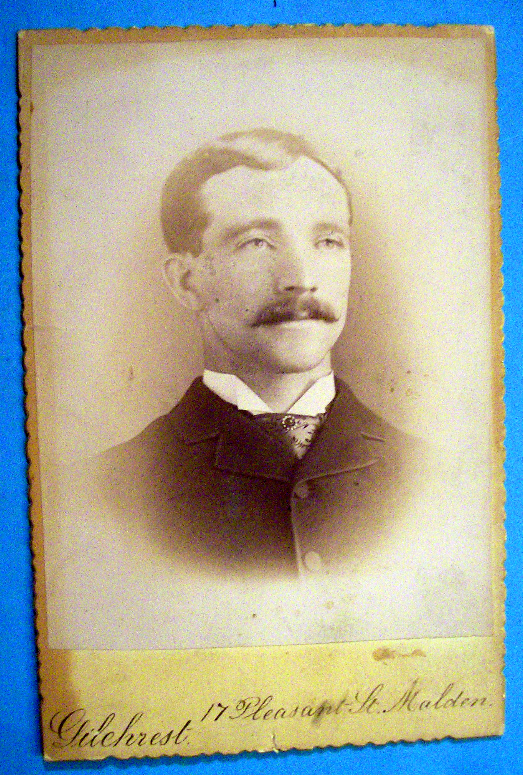 Business Is Business - Die Cut Cabinet Photo of a Man