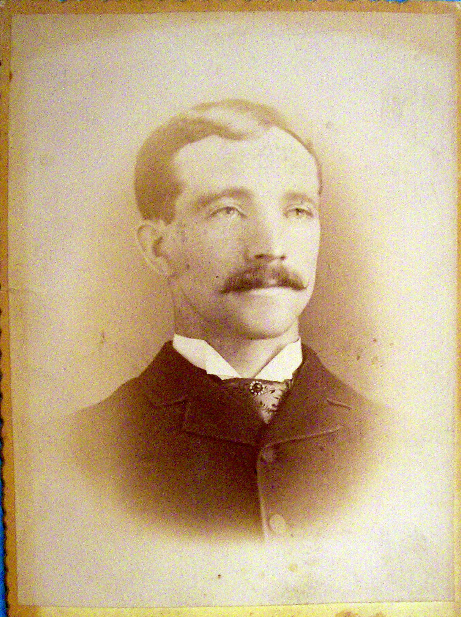 Business Is Business - Die Cut Cabinet Photo of a Man