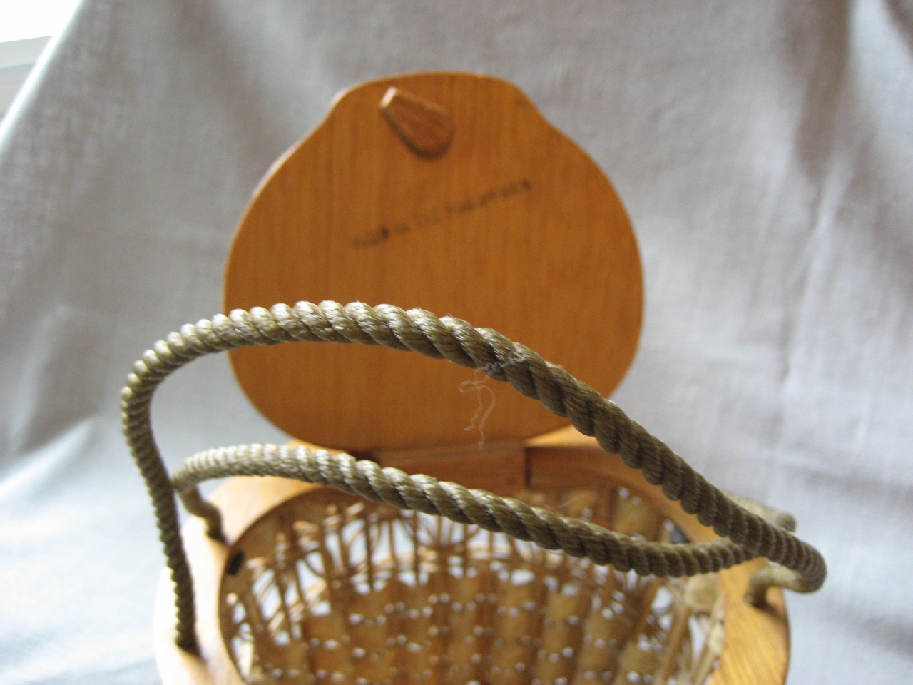 Wicker Sewing Basket