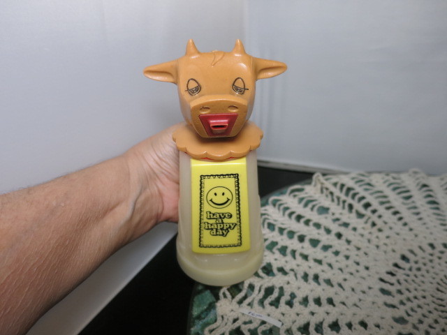 Cow Creamer Have A Happy Day Plastic by Whirley Industries