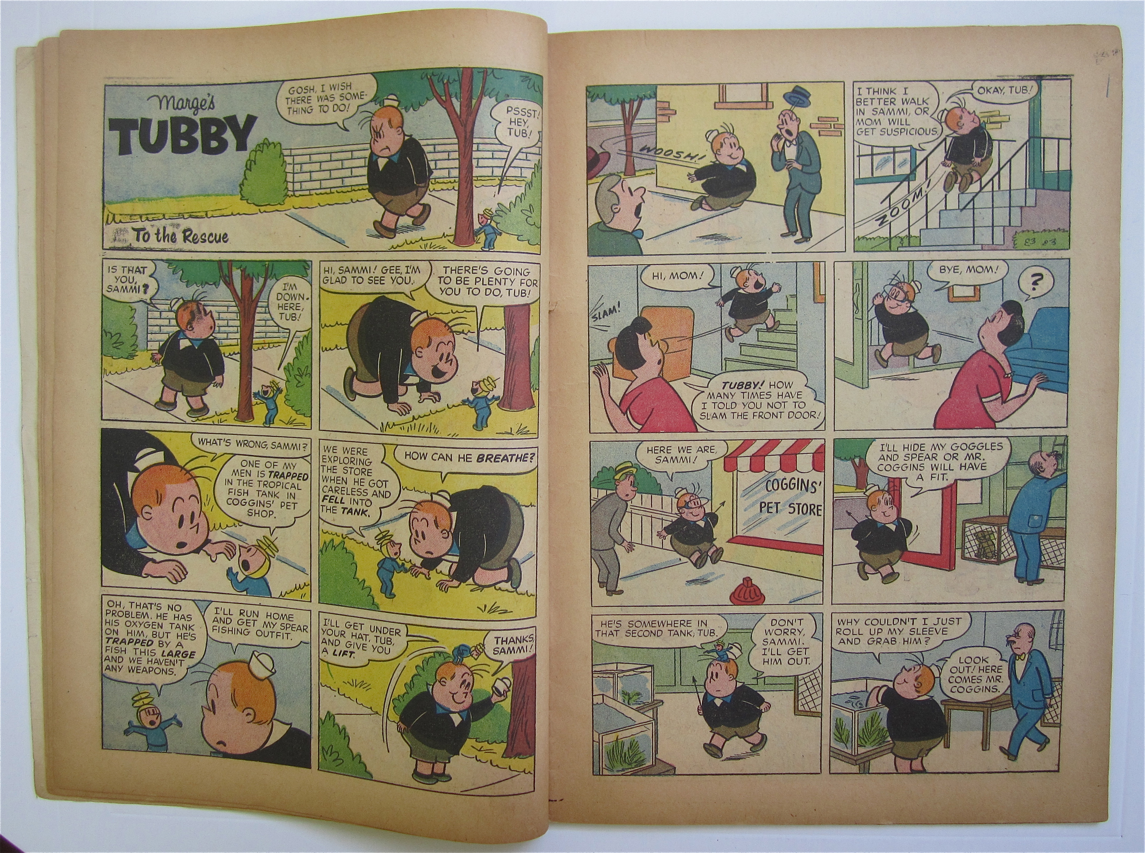 Marge's Tubby Comic May-June 1958 Gift For Gloria
