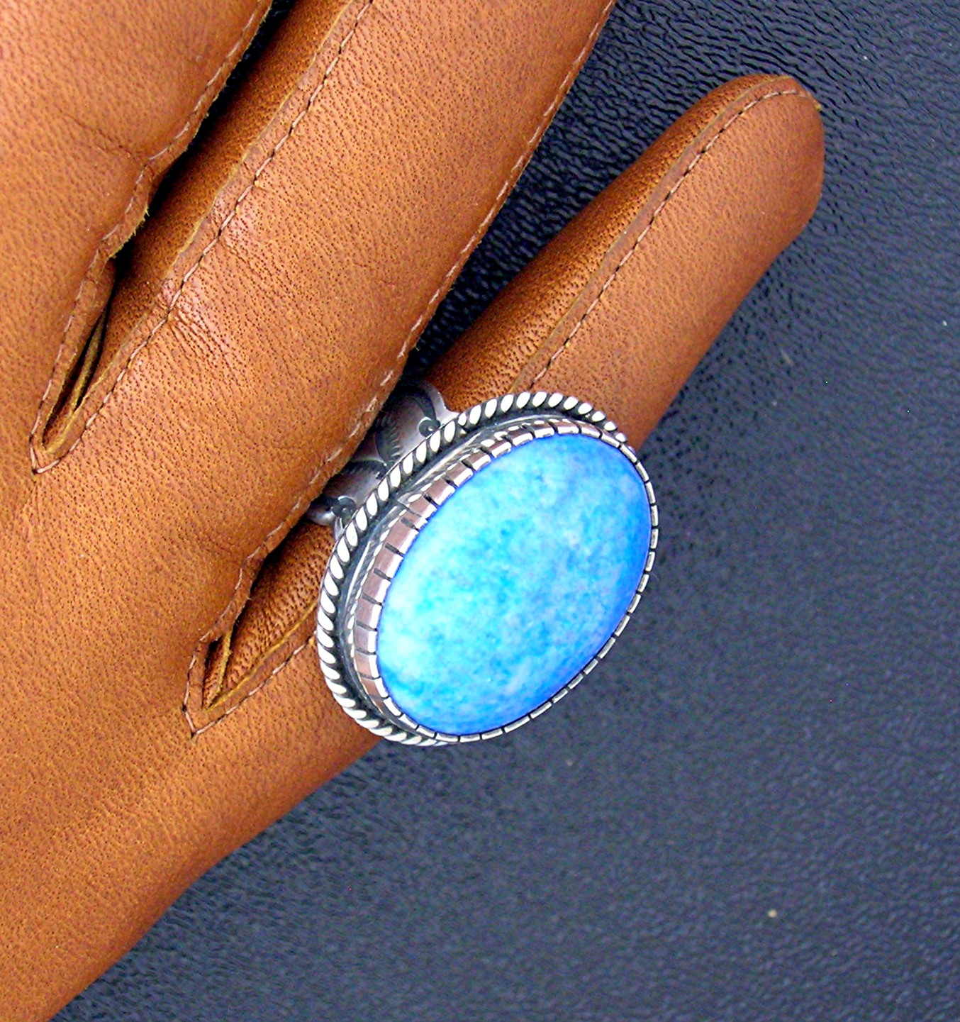 Denhim Lapis Turquoise Sterling Silver Ring