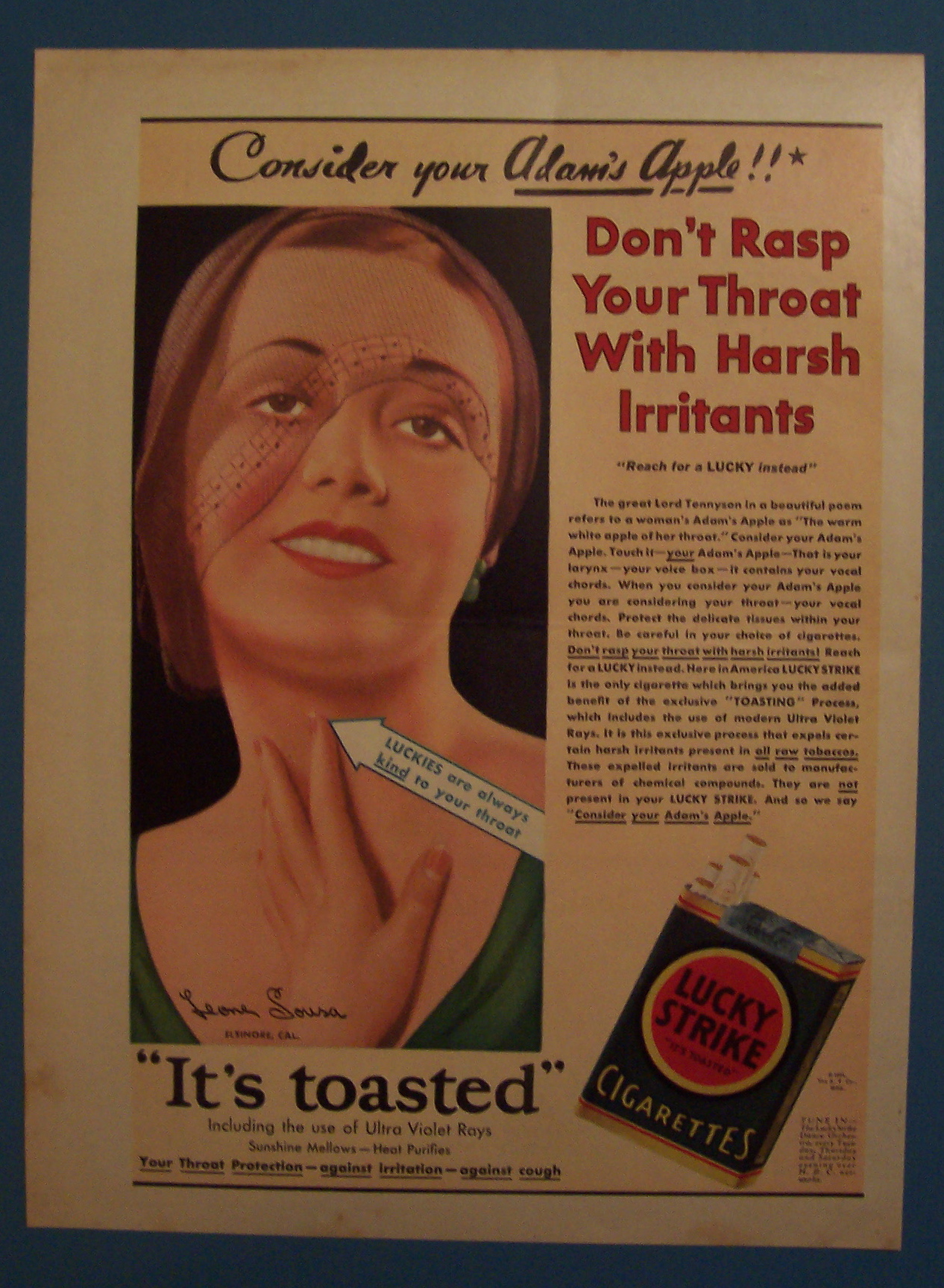 1931  Lucky Strike Cigarettes