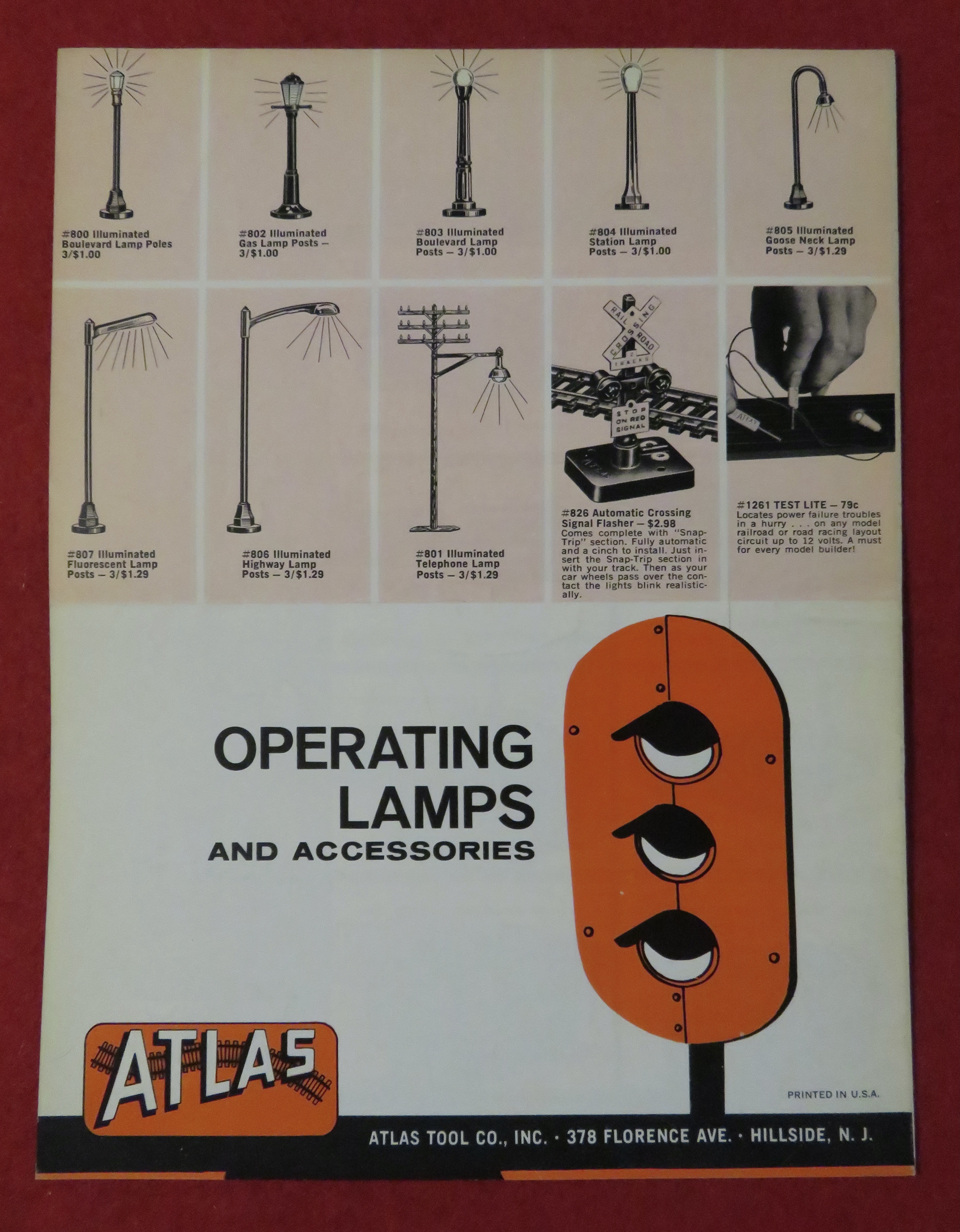 Atlas HO Gauge Track Catalog 1960's