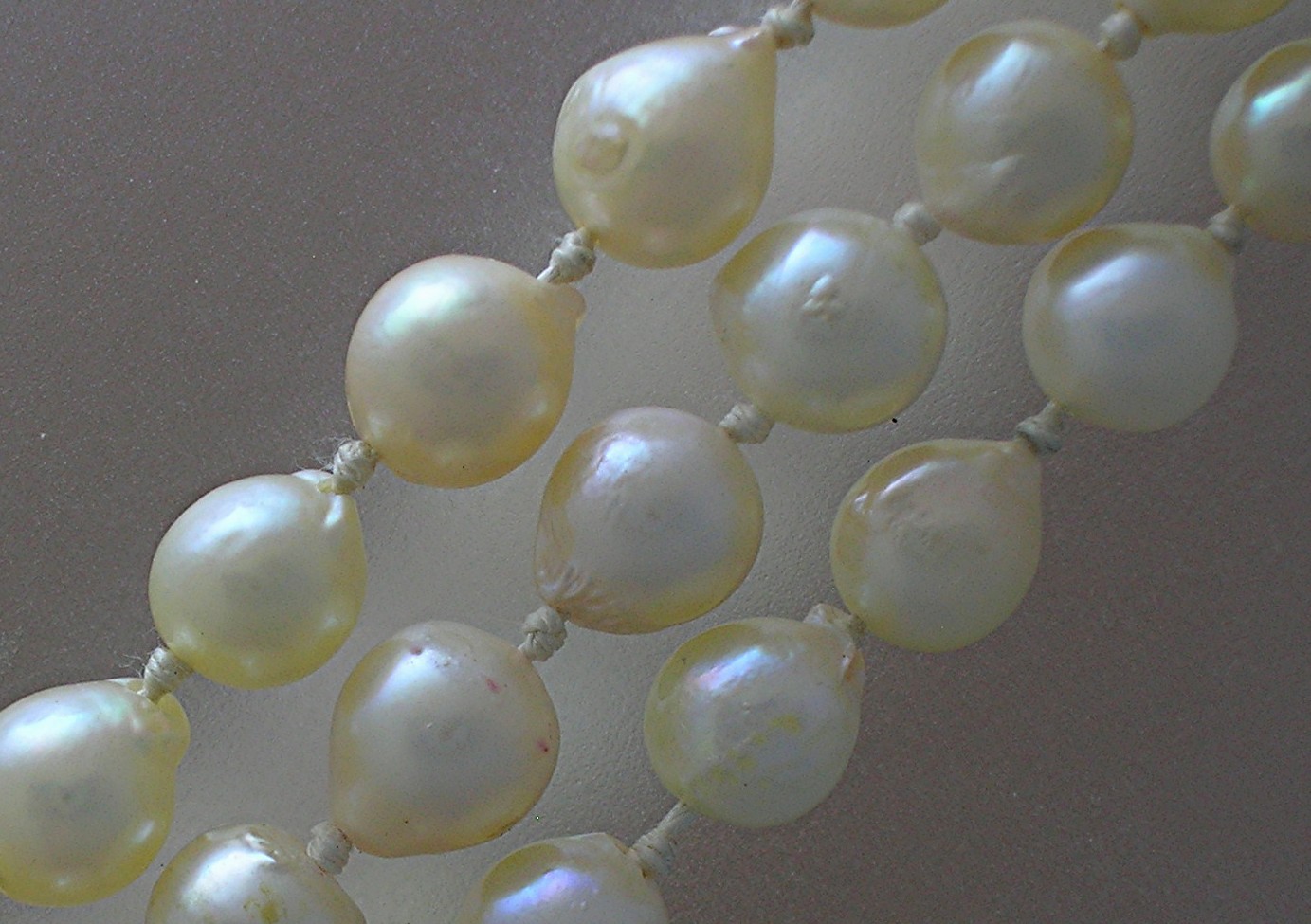 Freshwater Baroque Pearl 30 Inch Necklace 7mm