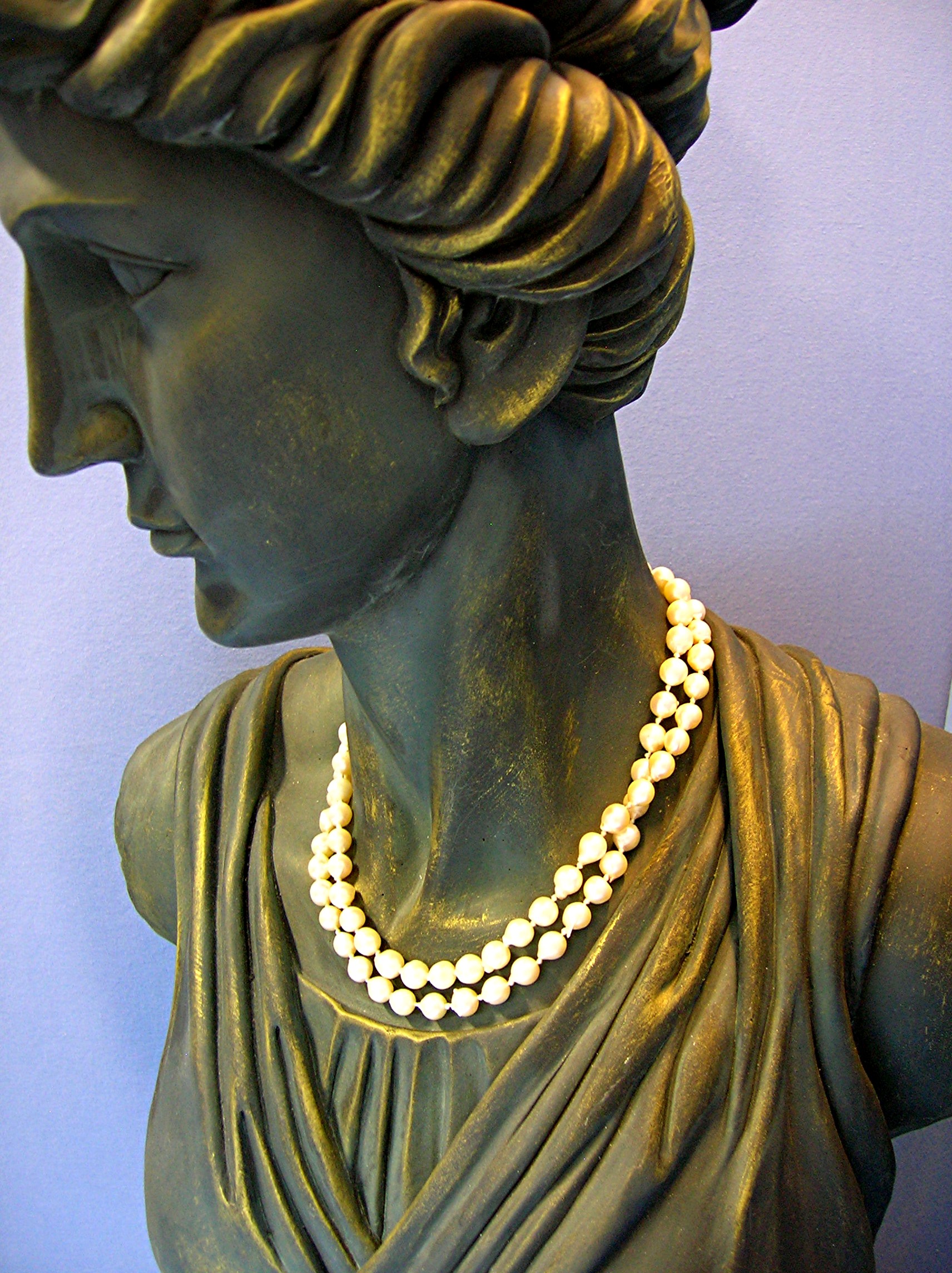 Freshwater Baroque Pearl 30 Inch Necklace 7mm