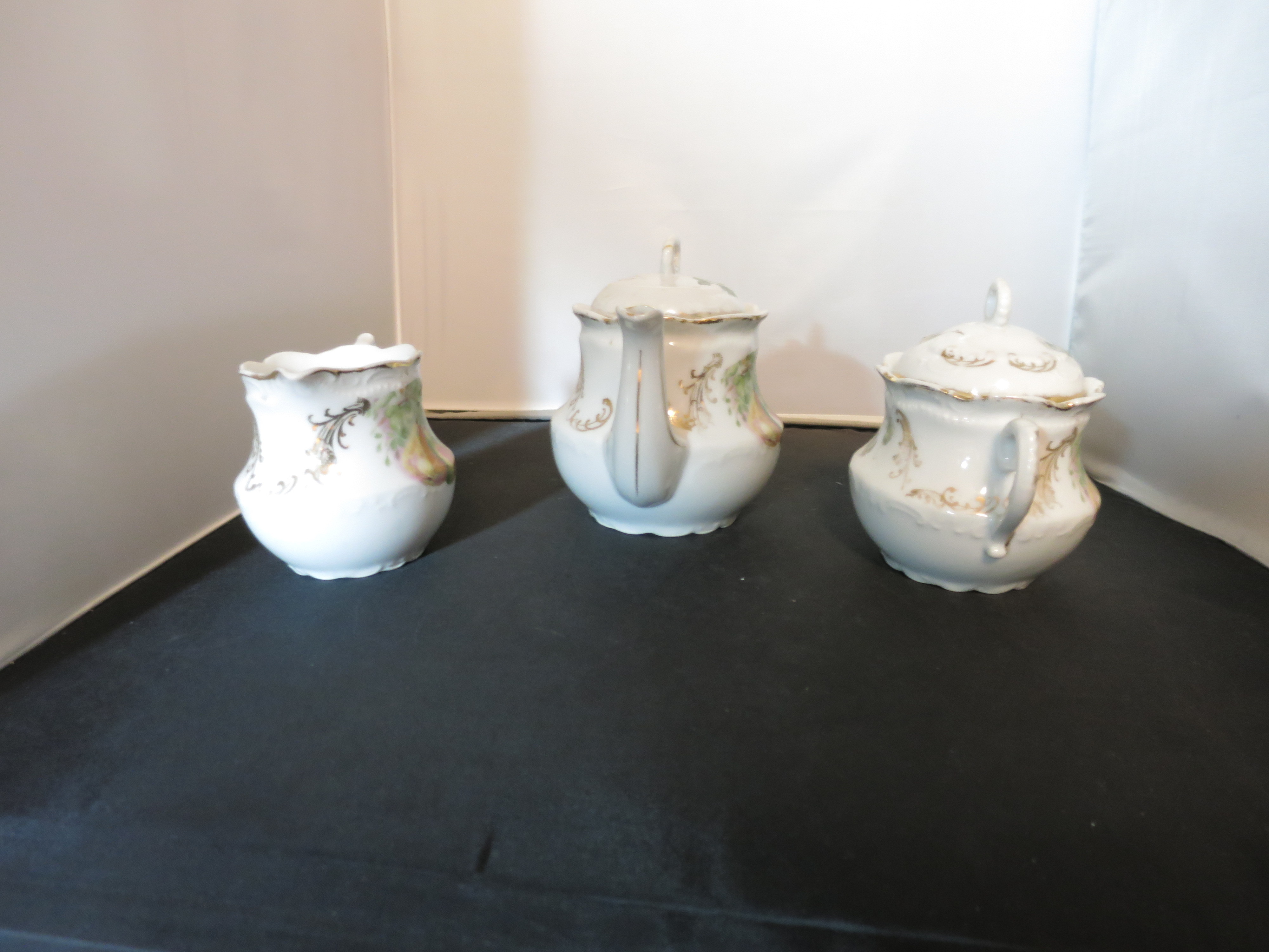 PM Bavaria Porzellanfabrik Moschendorf Teaset Pear Fruit Motif