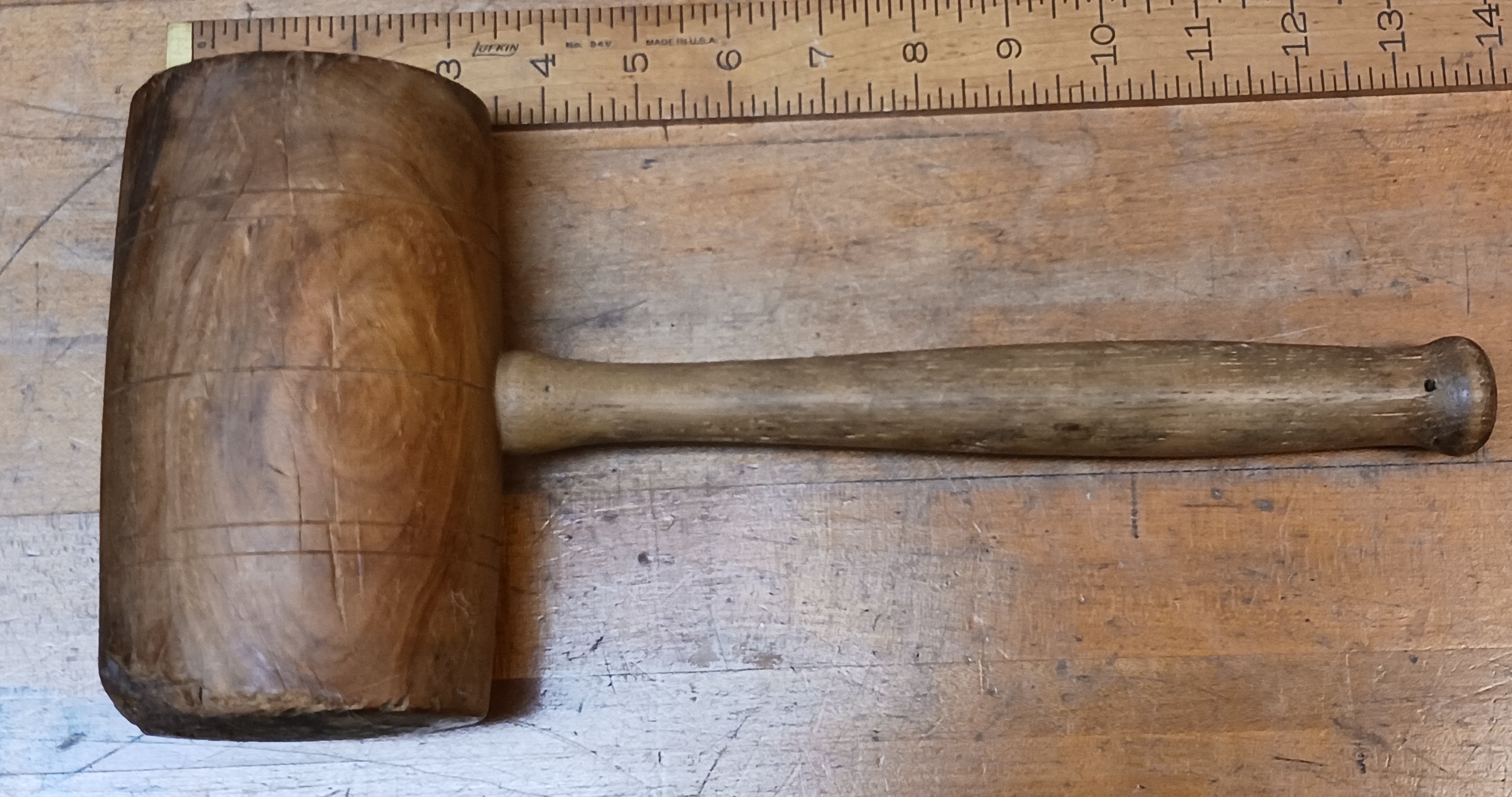 Antique Burl Mallet 3 Pound