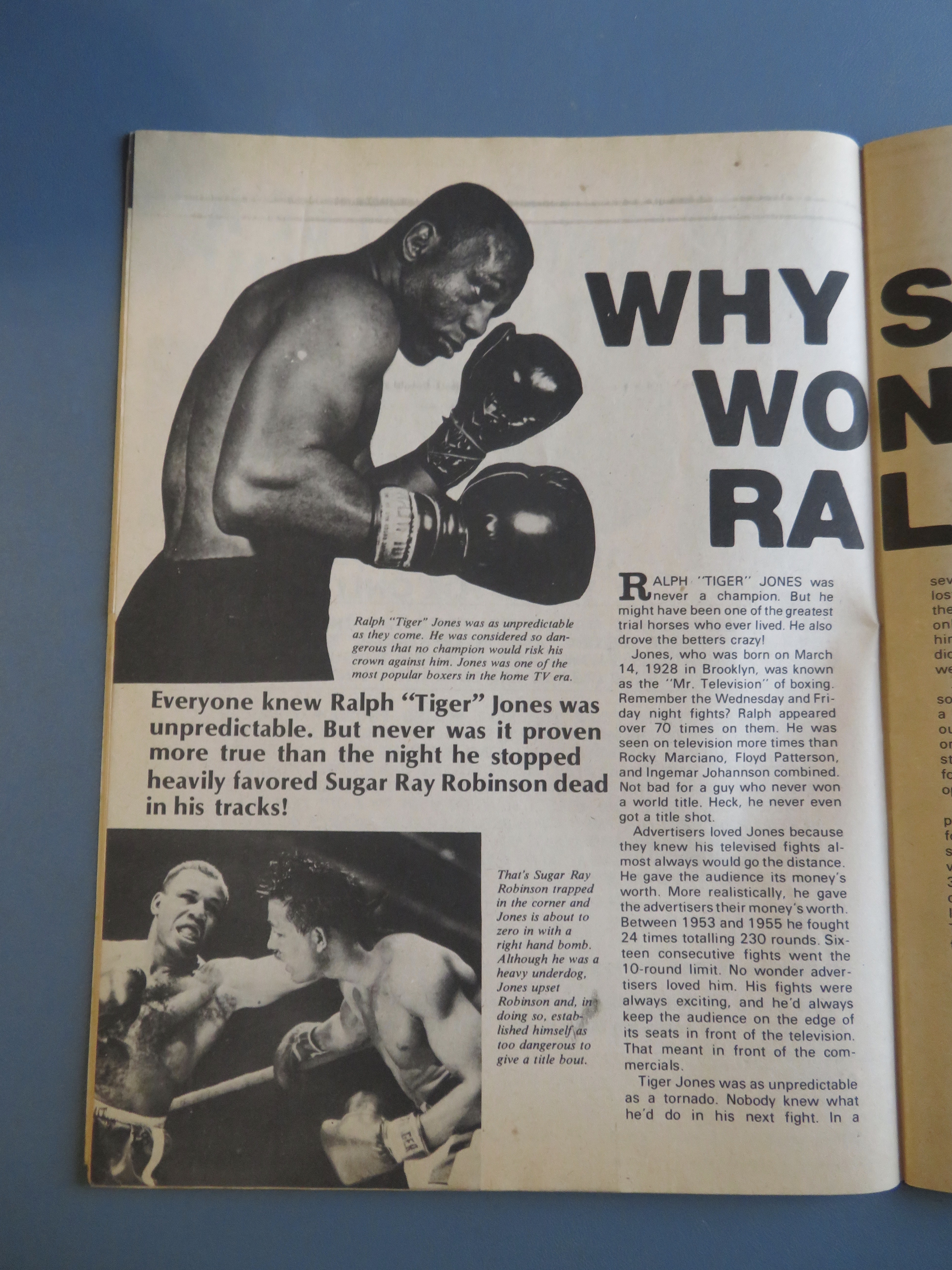 Big Book Of Boxing Magazine May 1977 Heavyweights