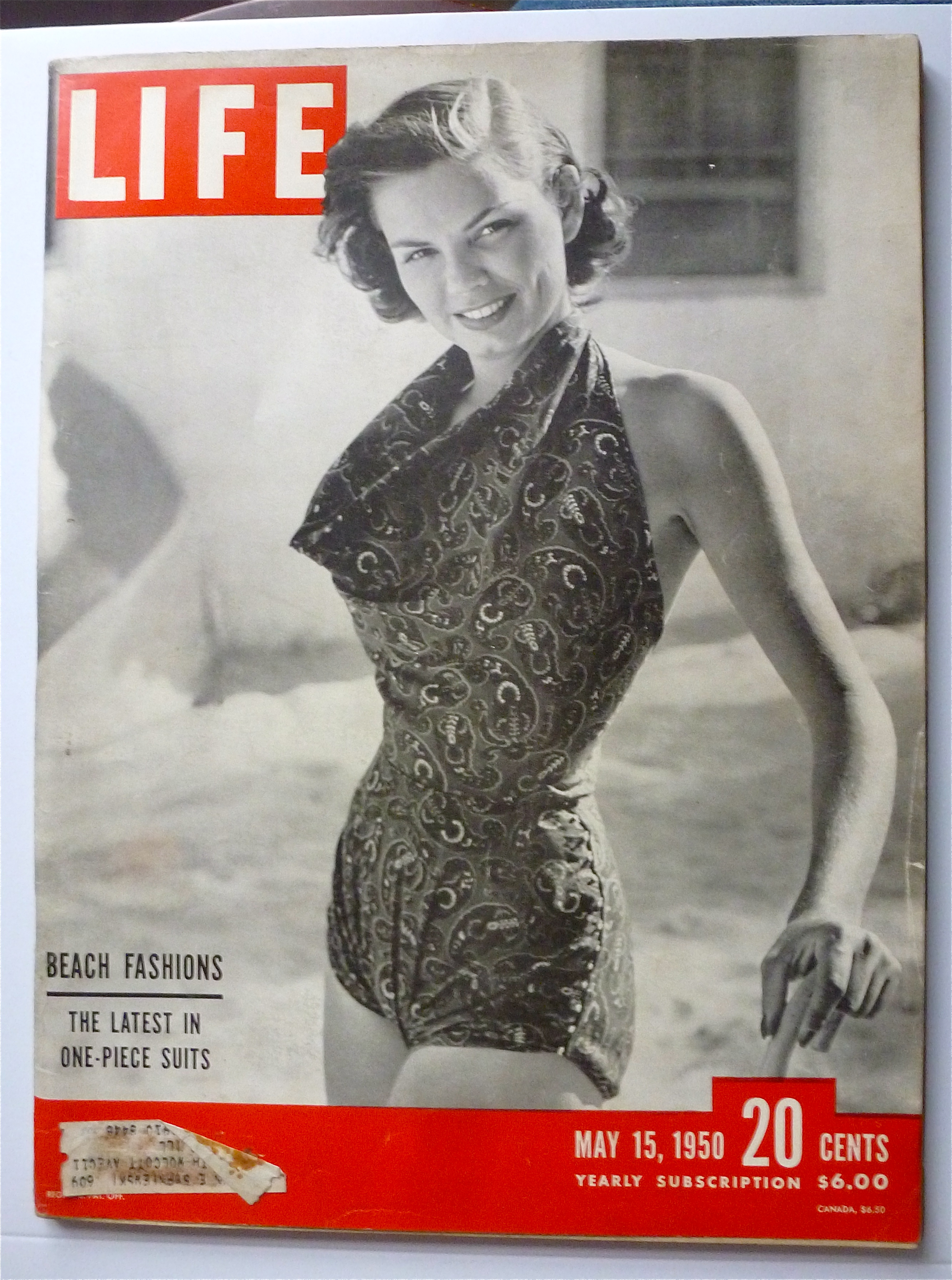 Life Magazine-May 15, 1950-Beach Fashions