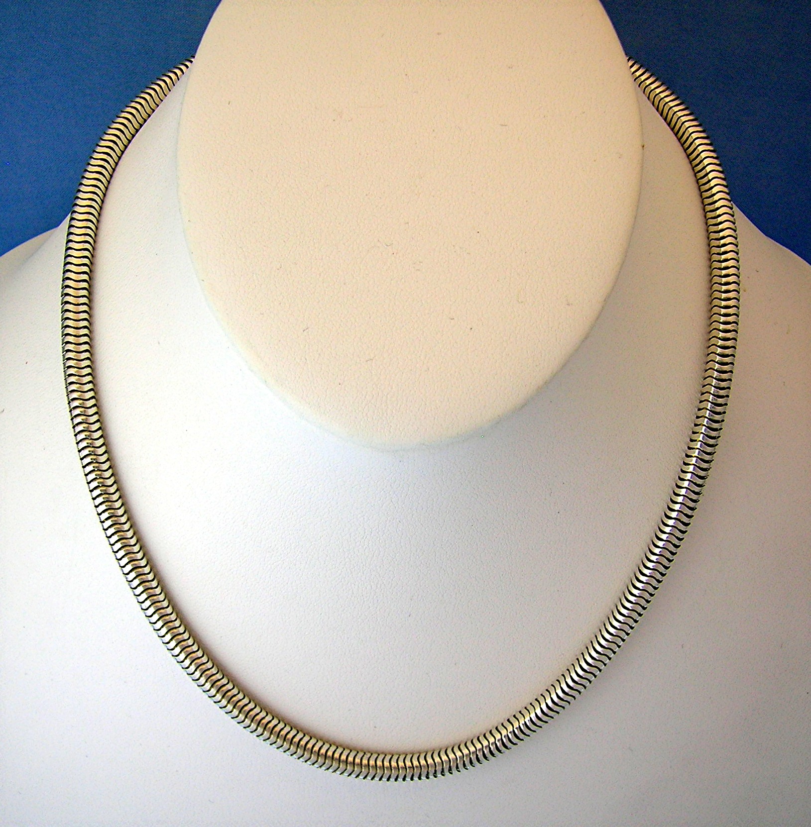 Sterling Silver Snake Chain Necklace Italy