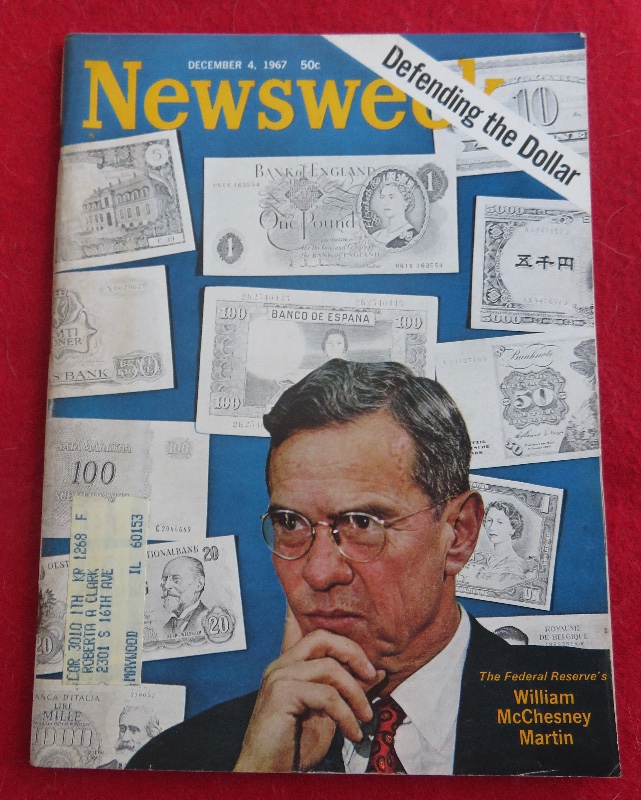 Newsweek Magazine December 4, 1967 Defending The Dollar