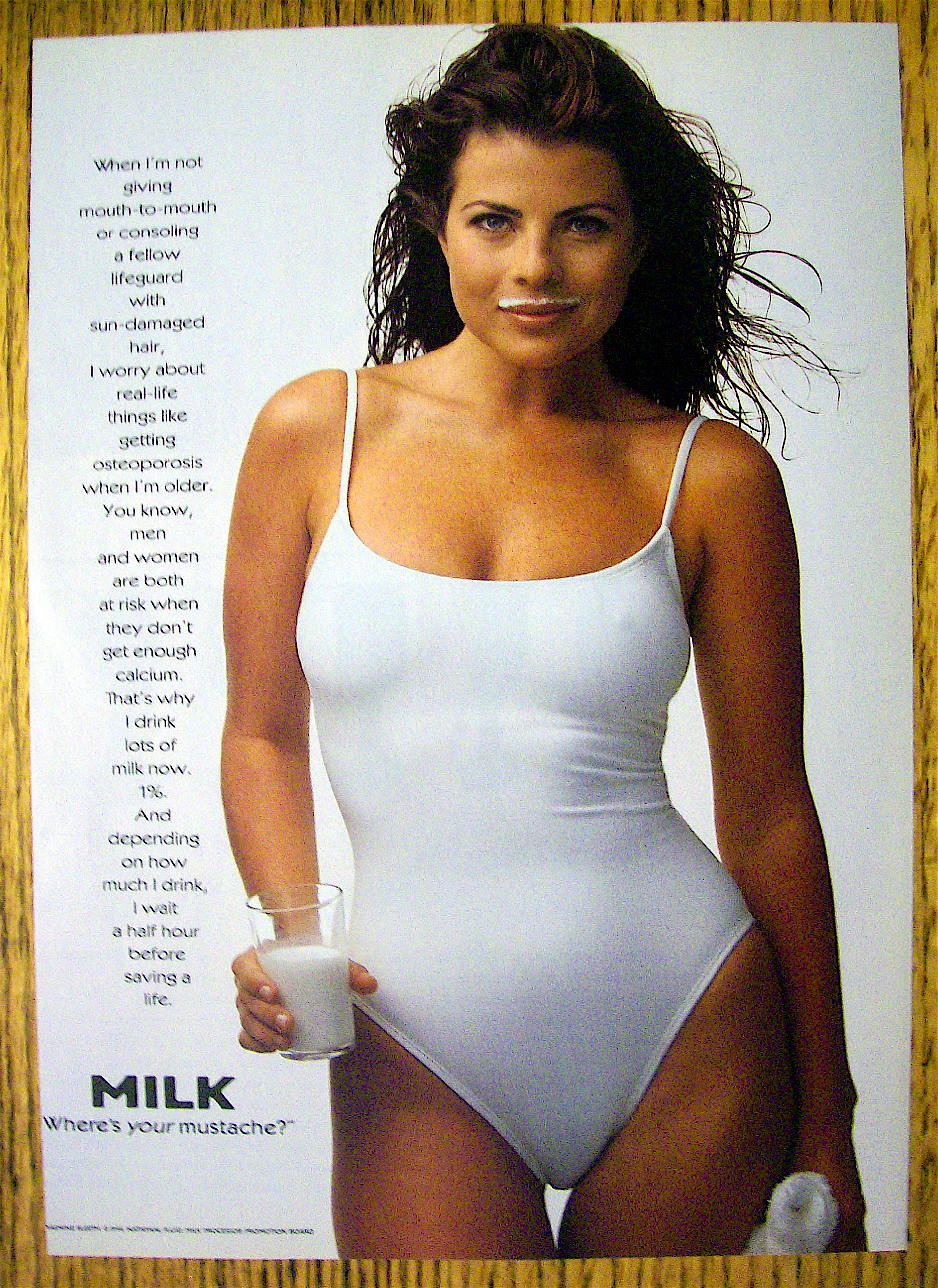 1997 Milk Mustache with Yasmine Bleeth