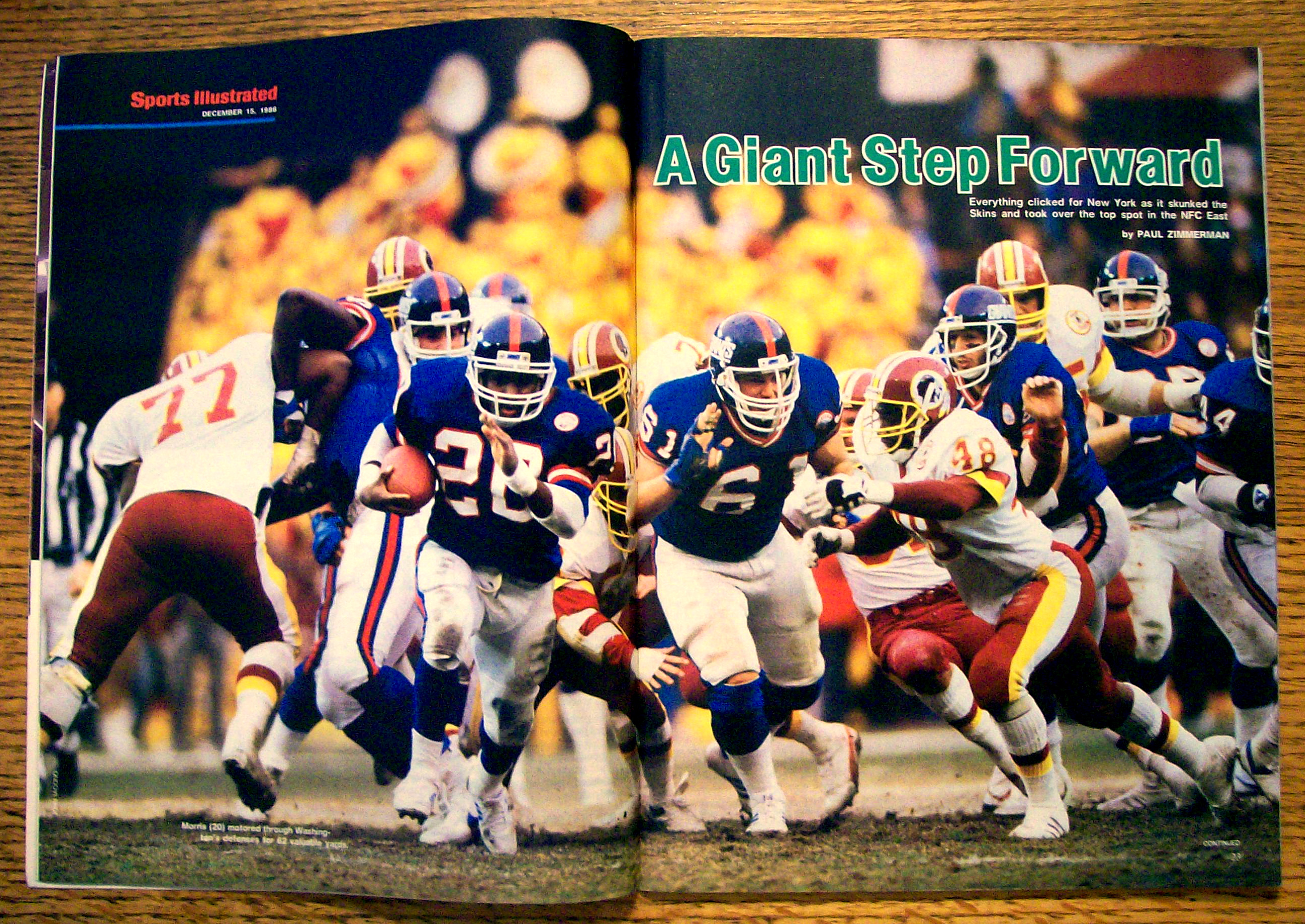 Sports Illustrated Magazine-December 15, 1986-M. Bavaro