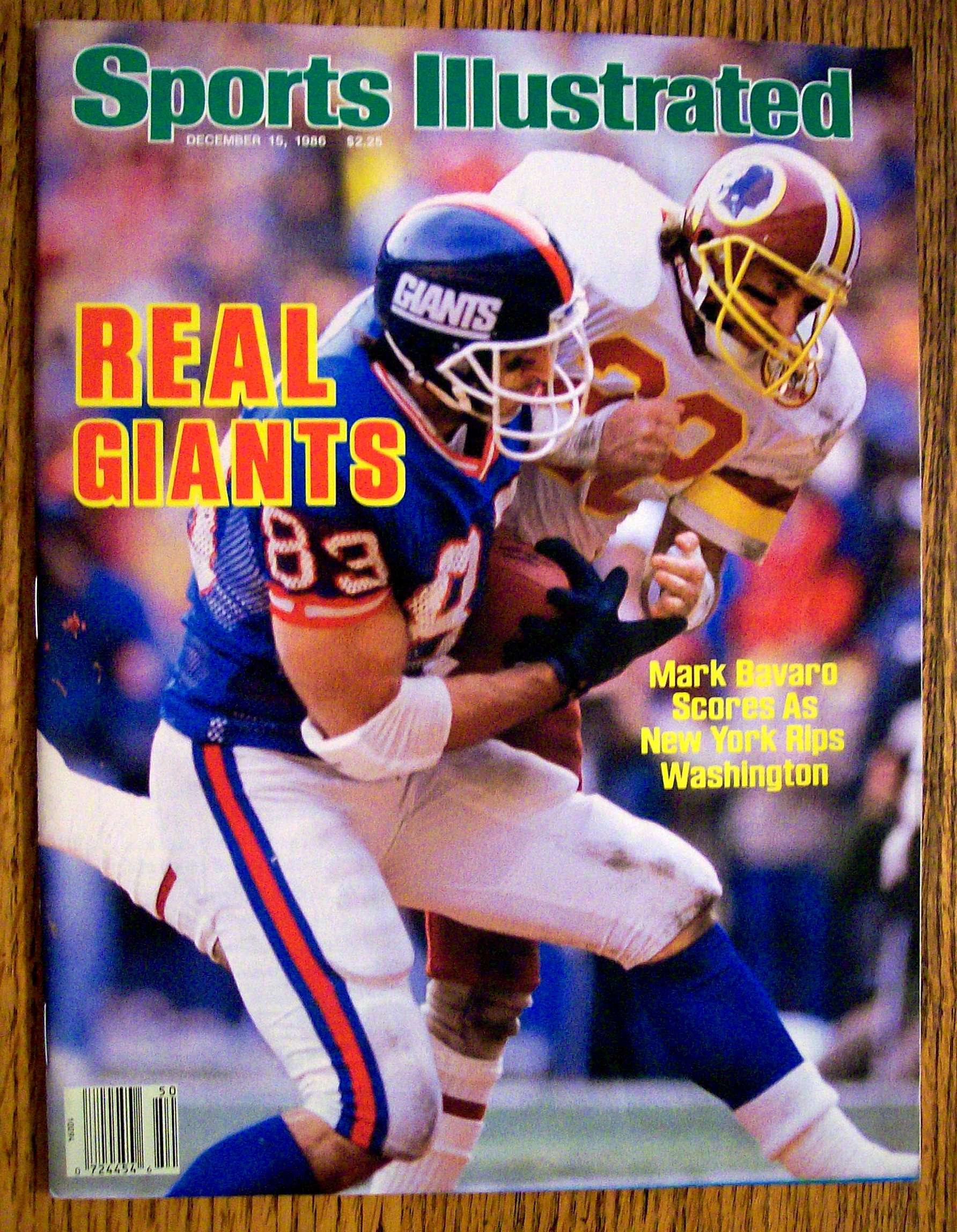 Sports Illustrated Magazine-December 15, 1986-M. Bavaro