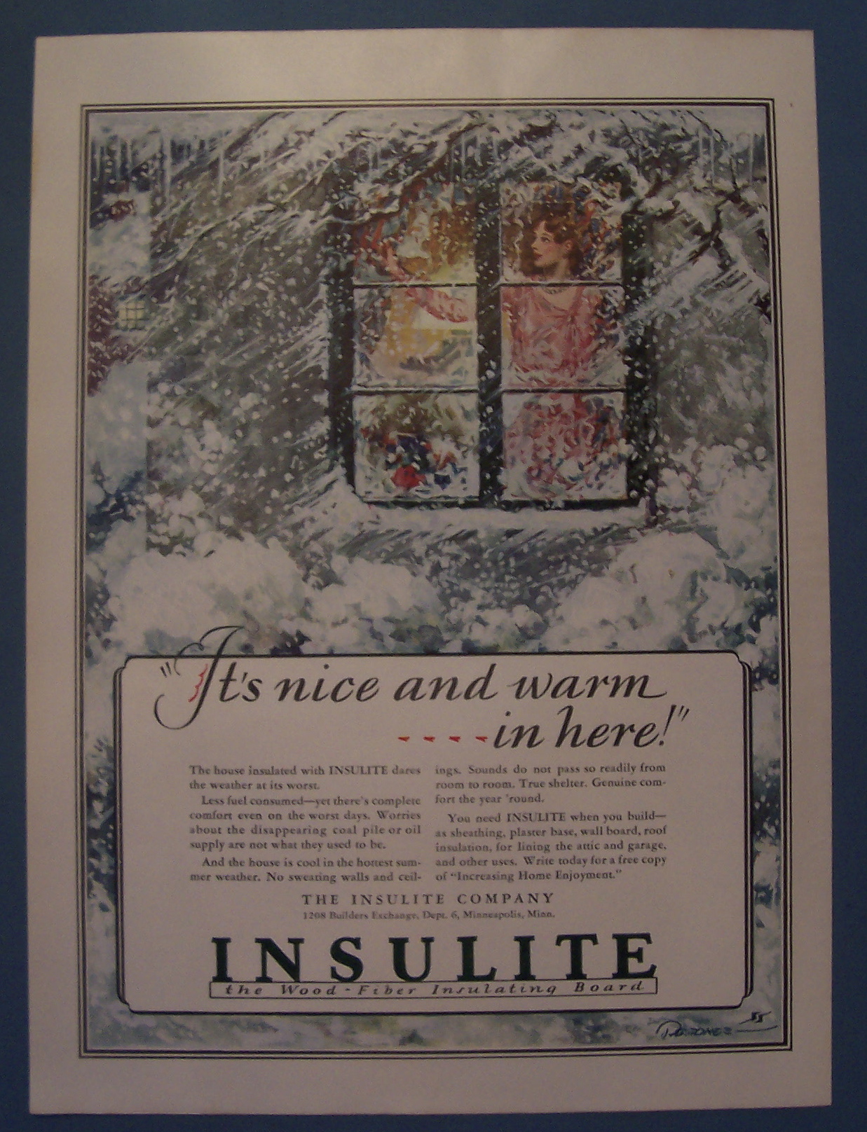 Vintage Ad: 1929 Insulite Company