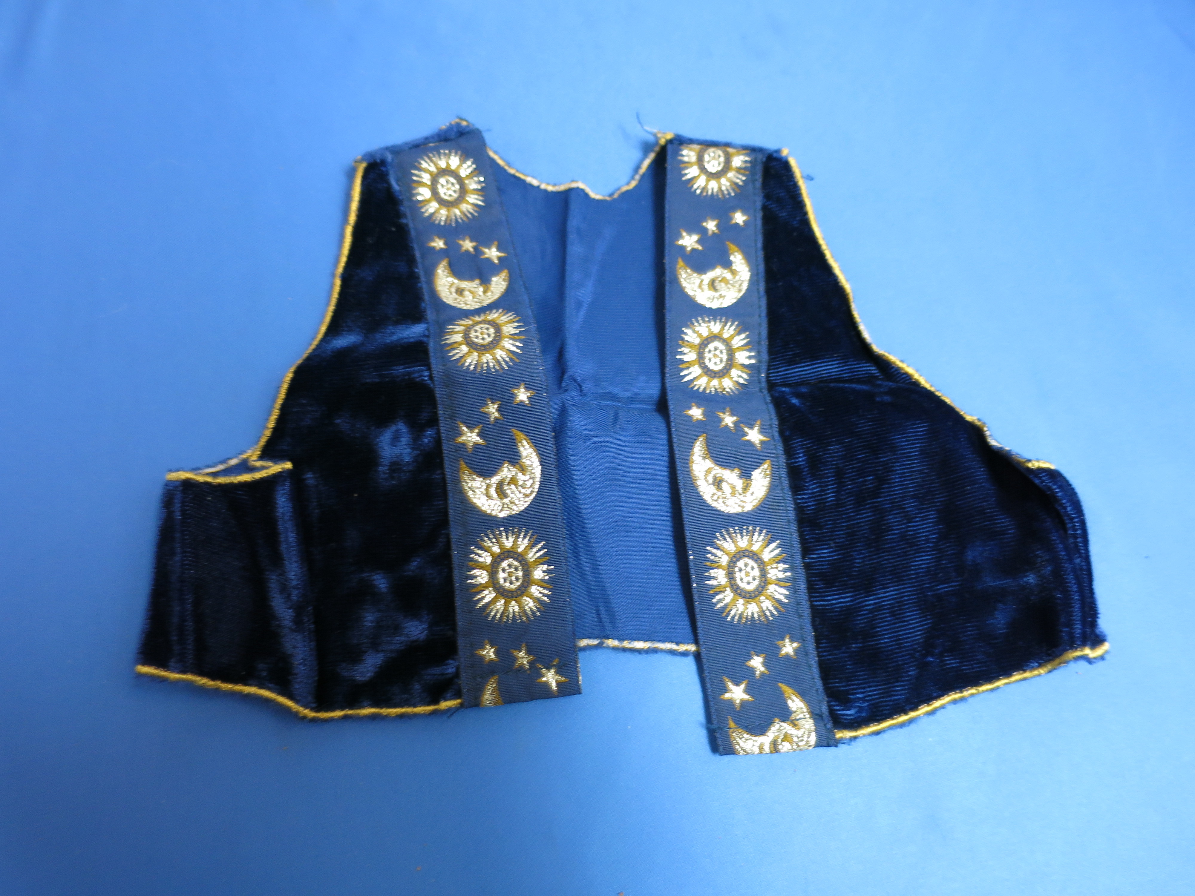 Celestial Doll Vest Blue Valour Star Moon