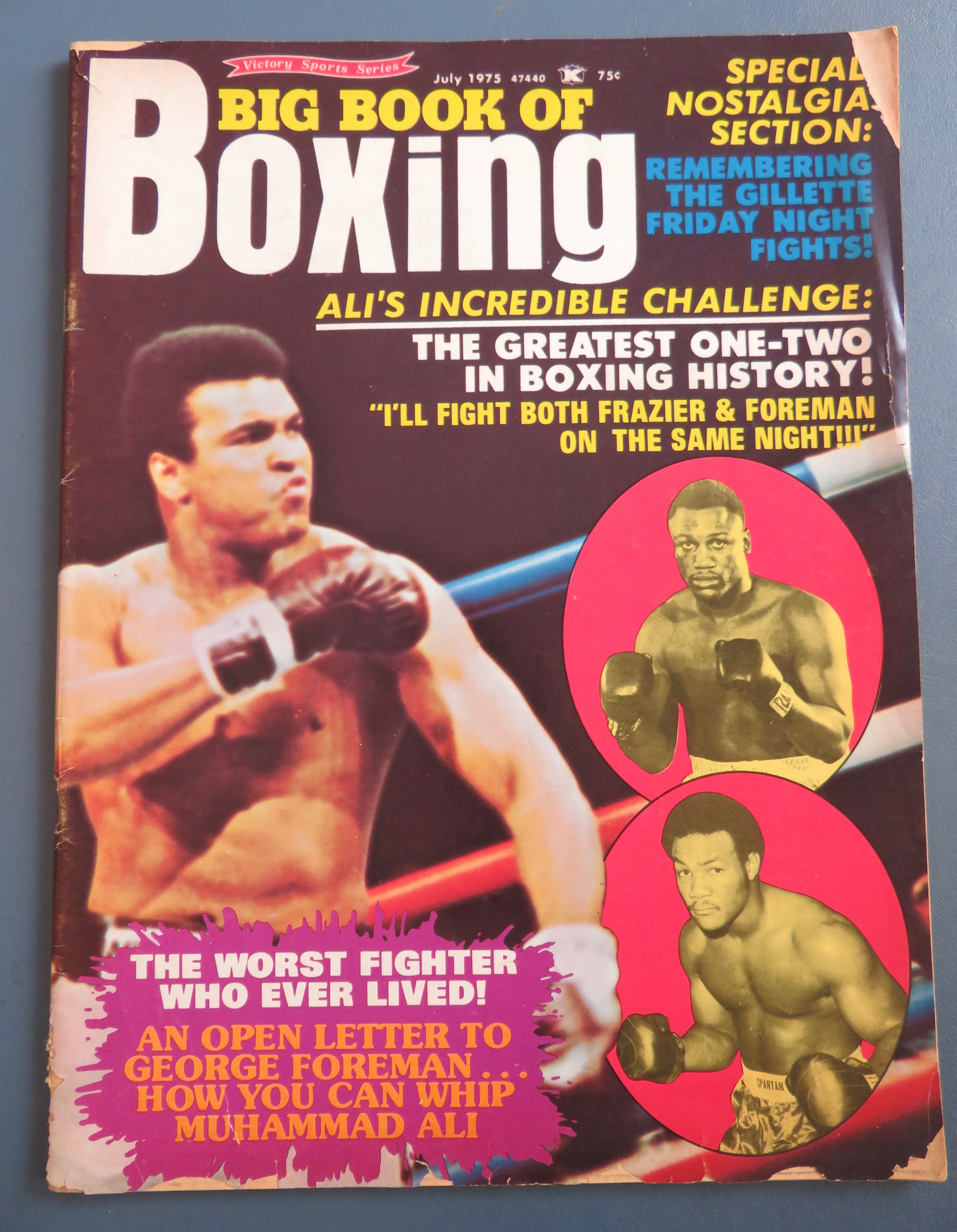 Big Book Of Boxing Magazine March 1976 Ali/Frazier