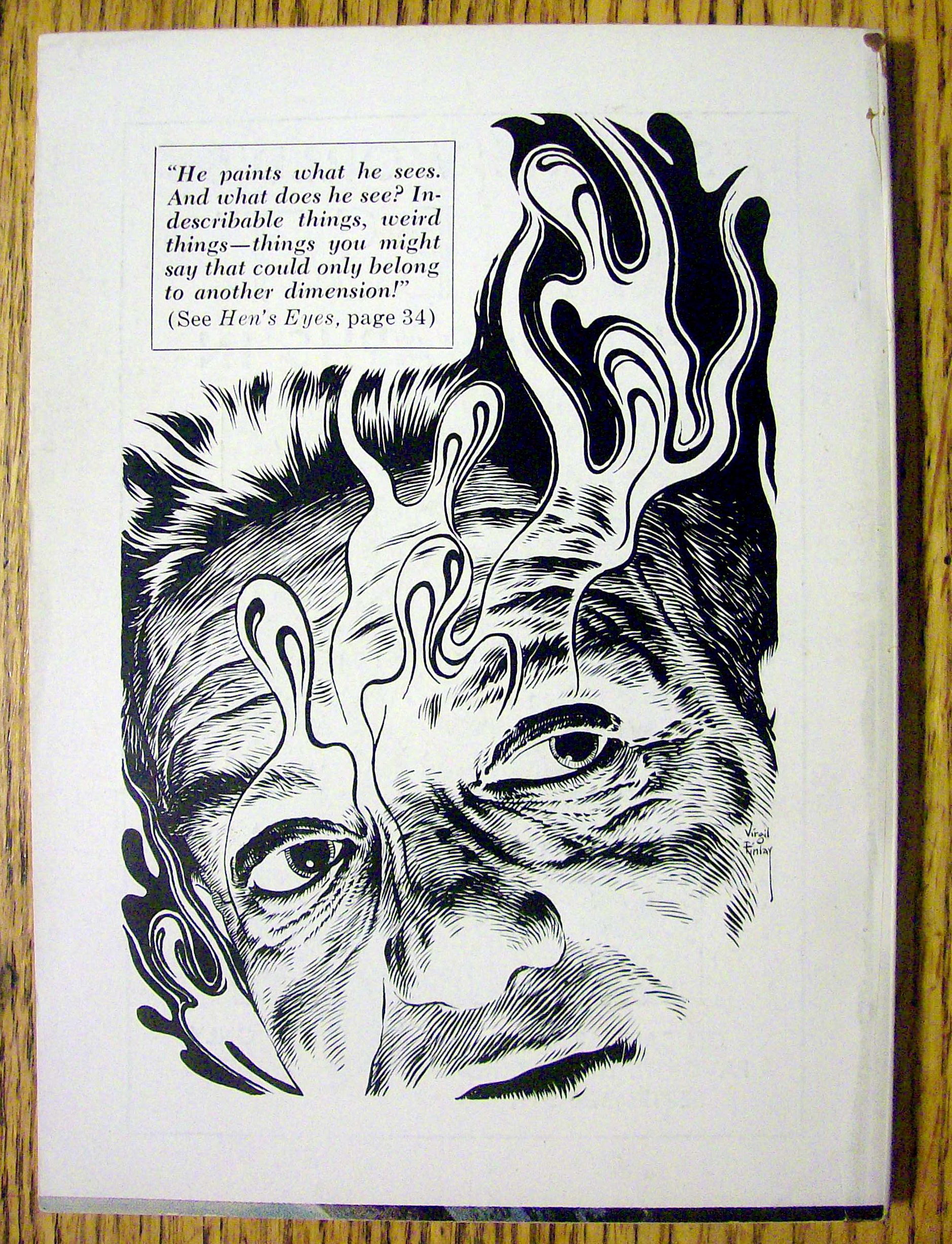 Amazing Stories Magazine September 1961 Hen's Eyes