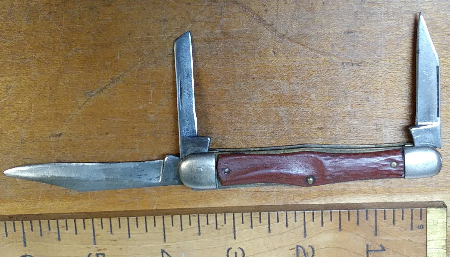Craftsman Pocket Knife 3-Blade Vintage U.S.A.