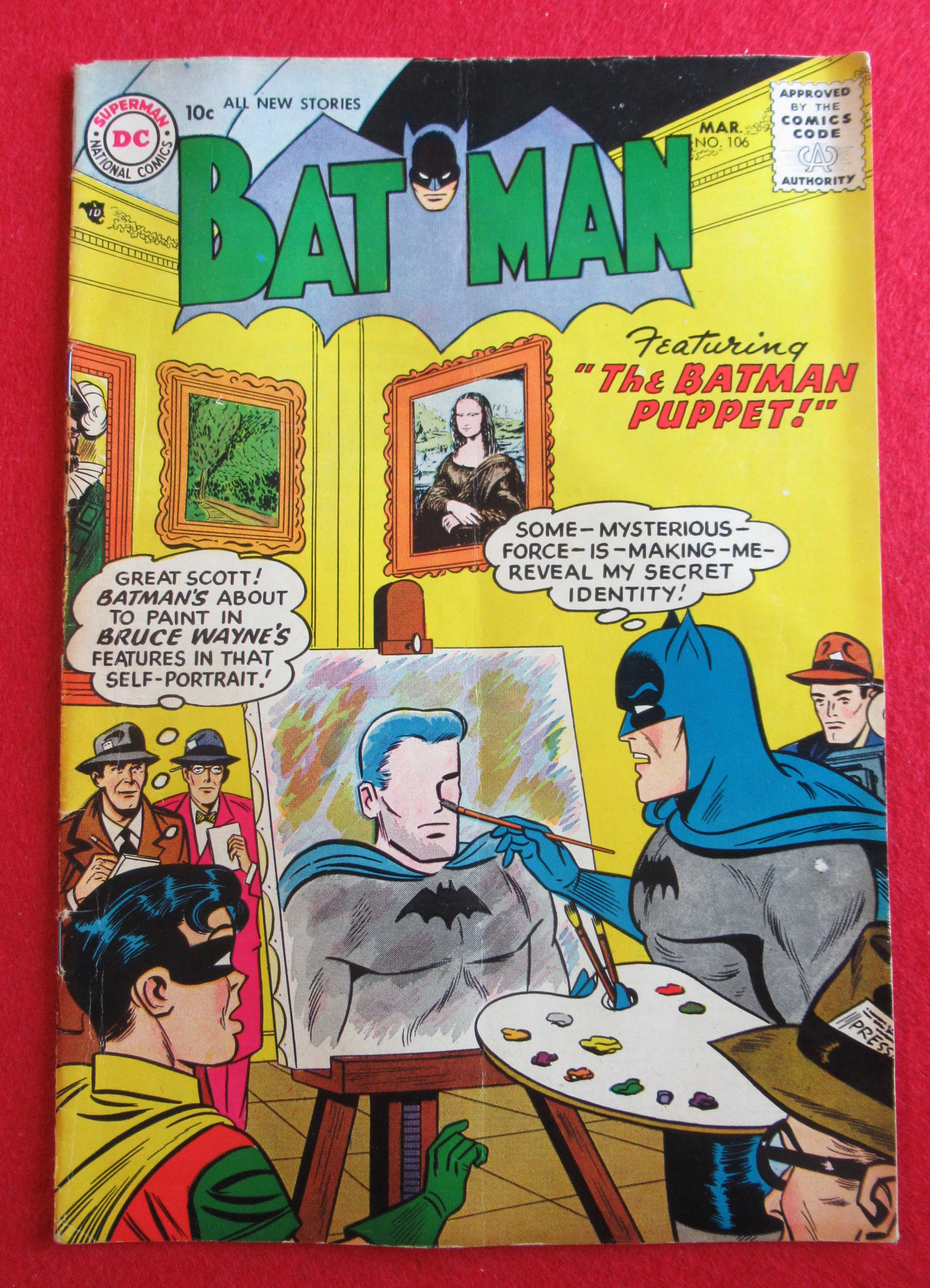 Batman Comics March 1957 The Batman Puppet
