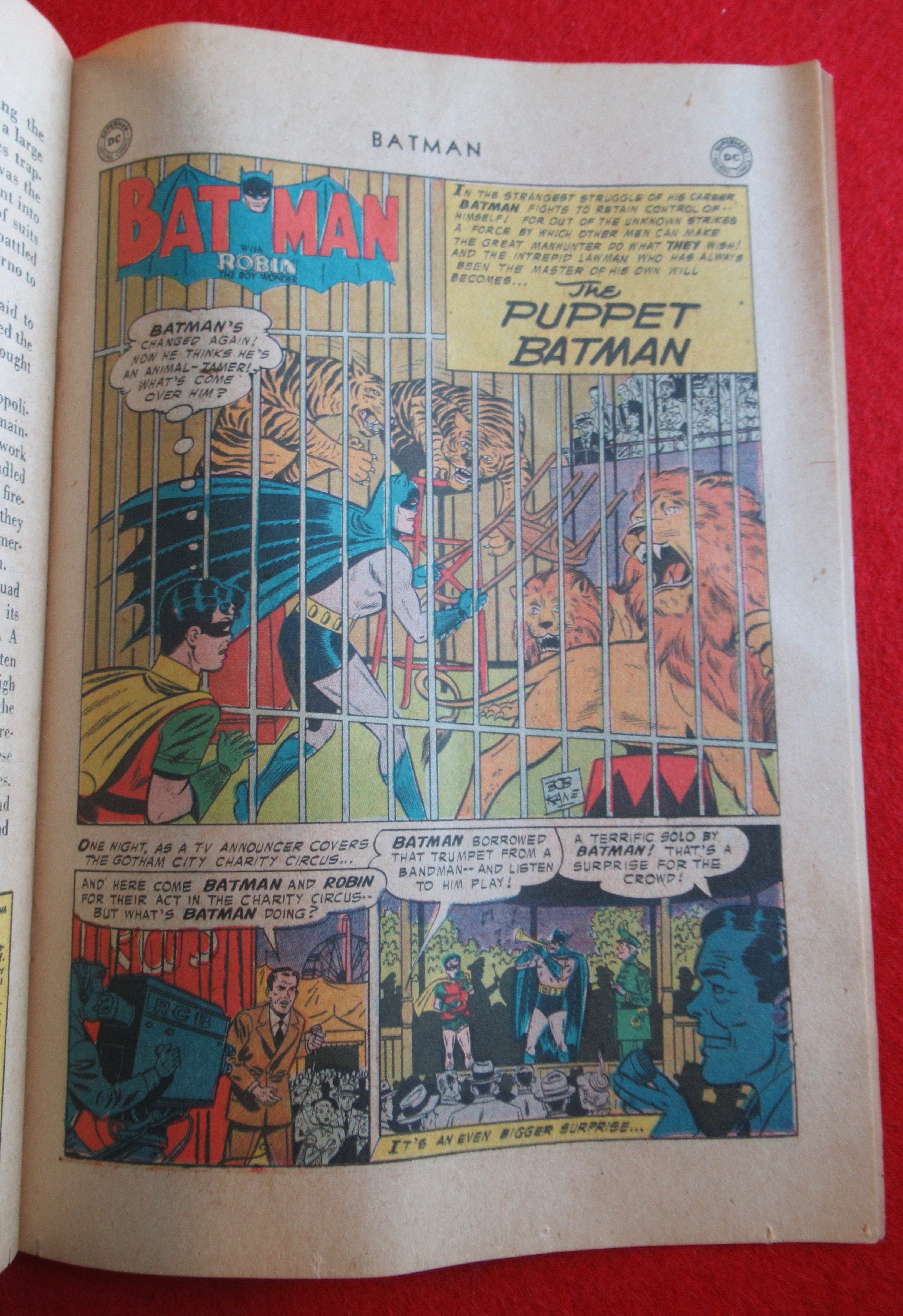 Batman Comics March 1957 The Batman Puppet