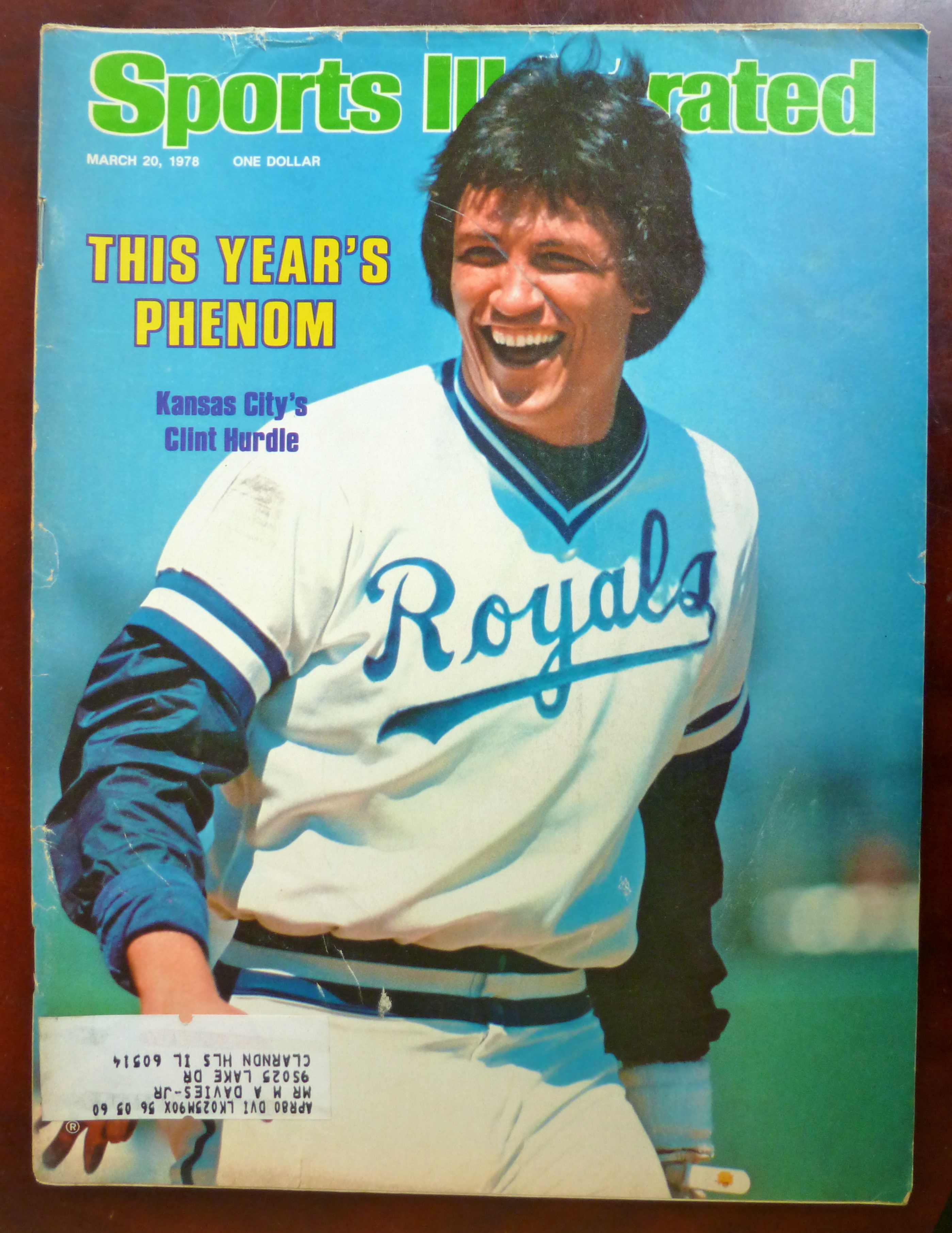 Sports Illustrated Magazine Mar 20, 1978 Clint Hurdle