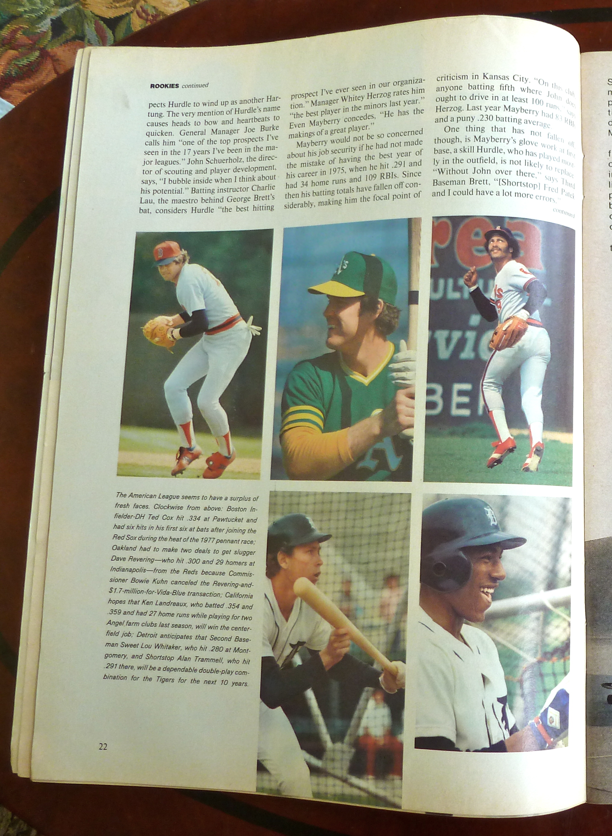 Sports Illustrated Magazine Mar 20, 1978 Clint Hurdle