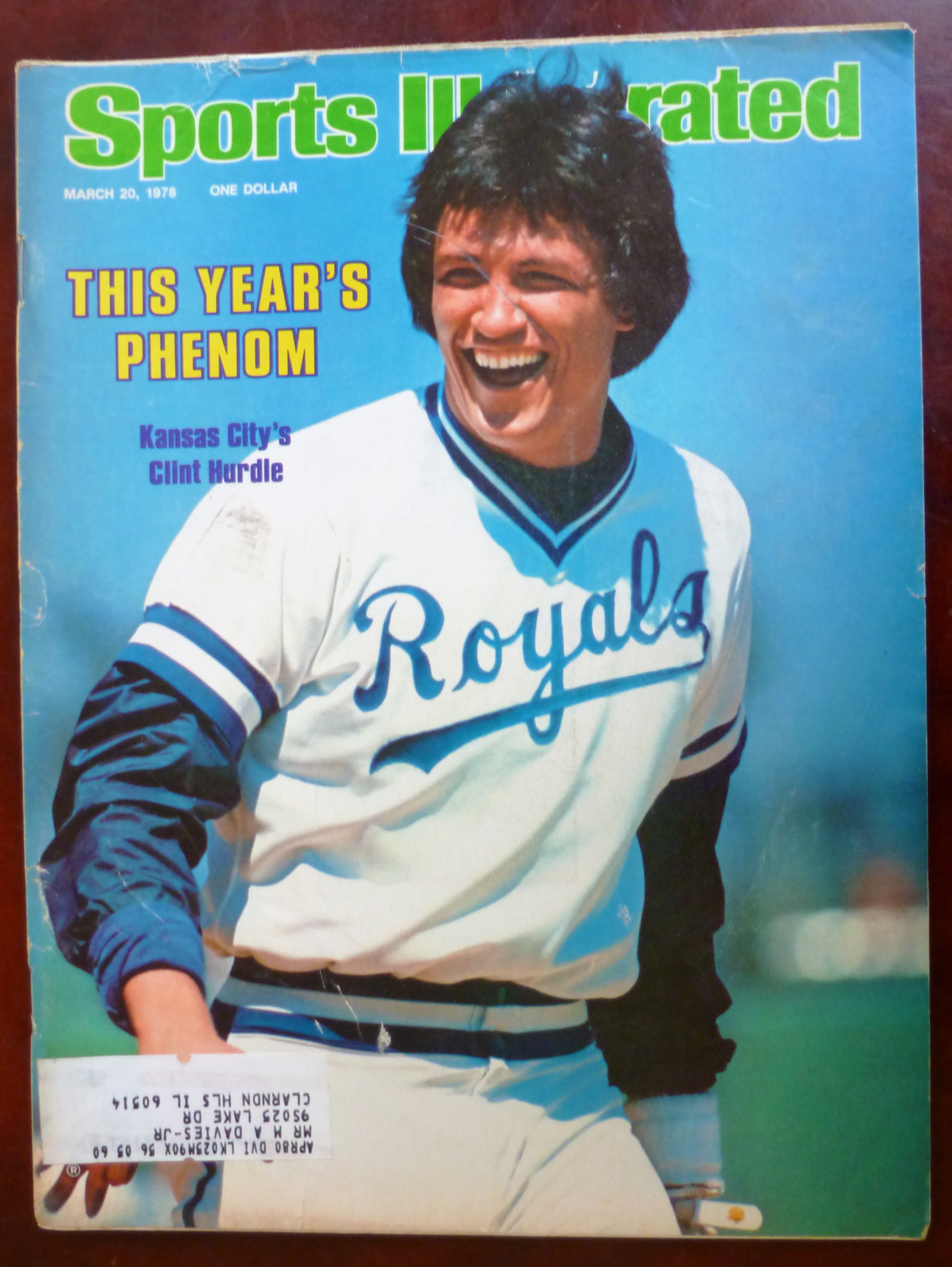 Sports Illustrated Magazine Mar 20, 1978 Clint Hurdle