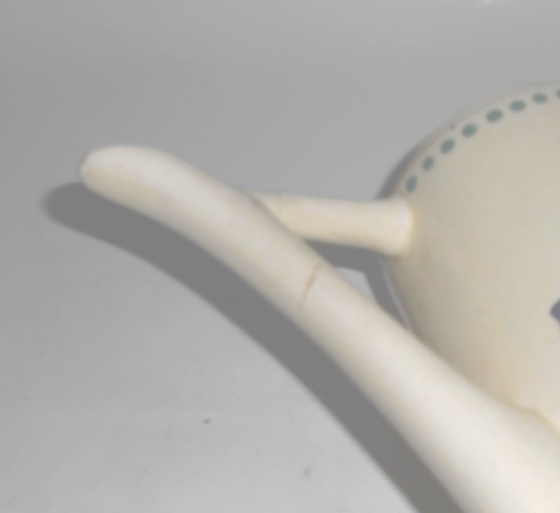 Early Roseville Art Pottery Dutch Cream Ware Deco Coffeepot