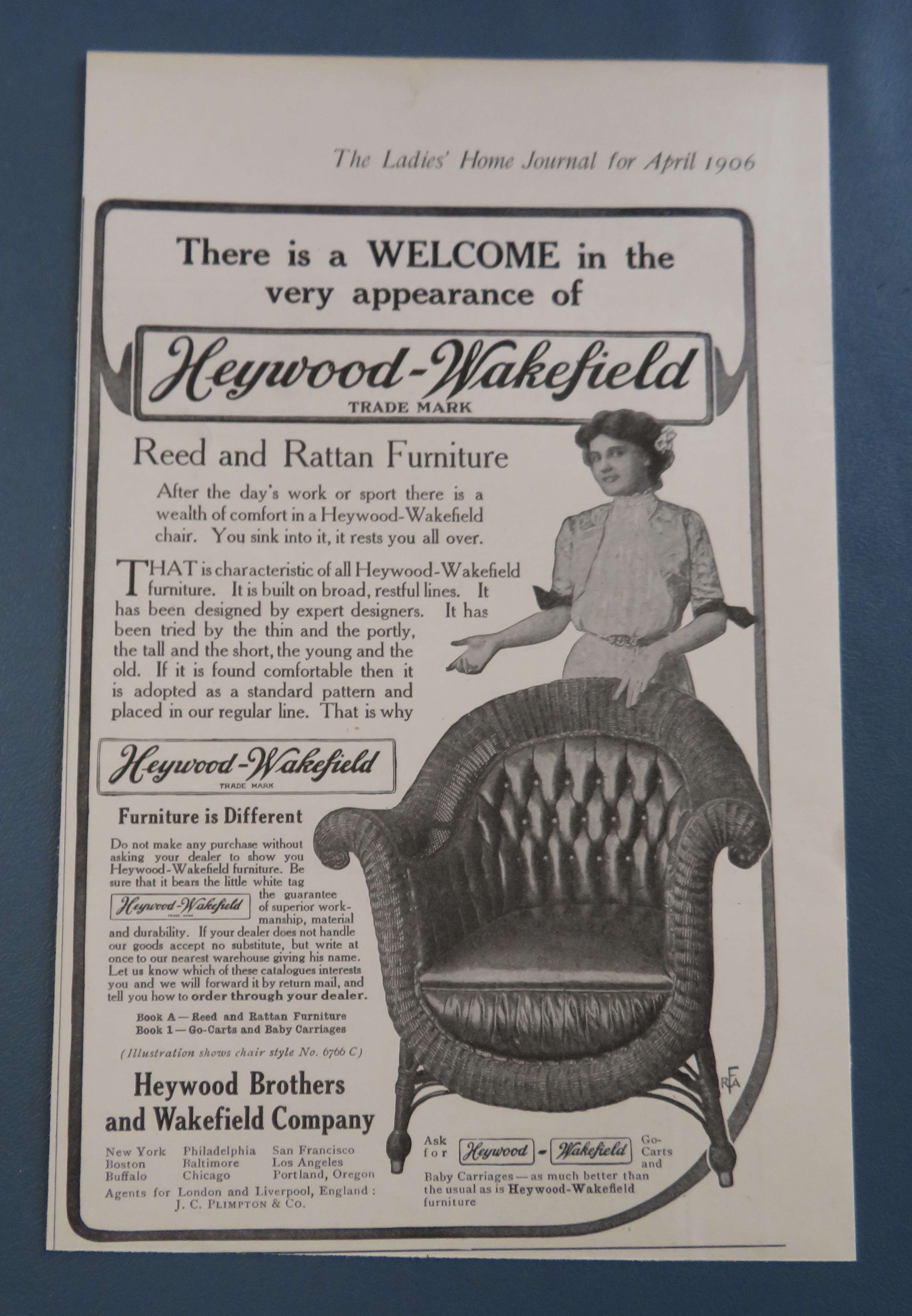 1906 Heywood Wakefield with Reed & Rattan Furniture