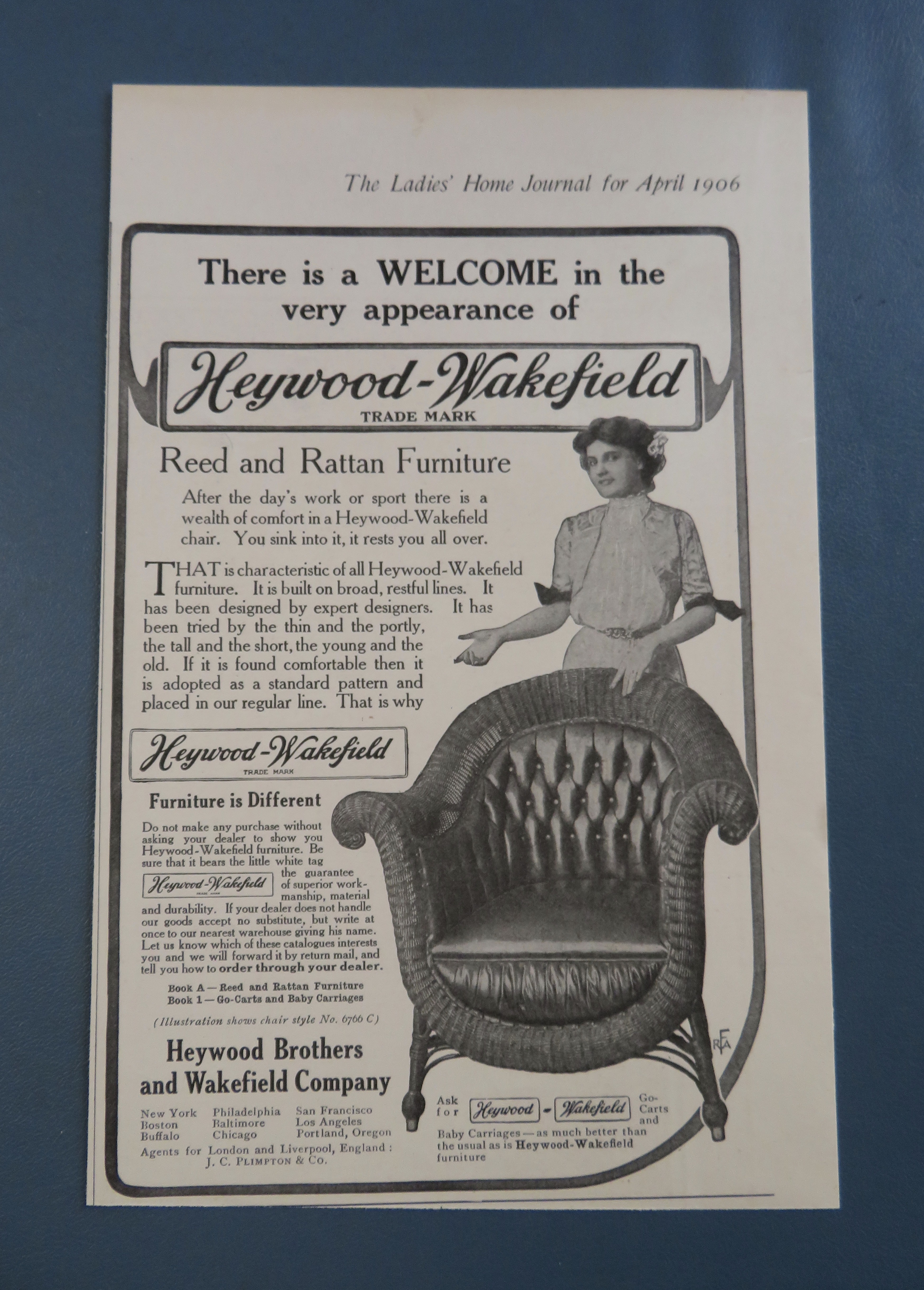 1906 Heywood Wakefield with Reed & Rattan Furniture