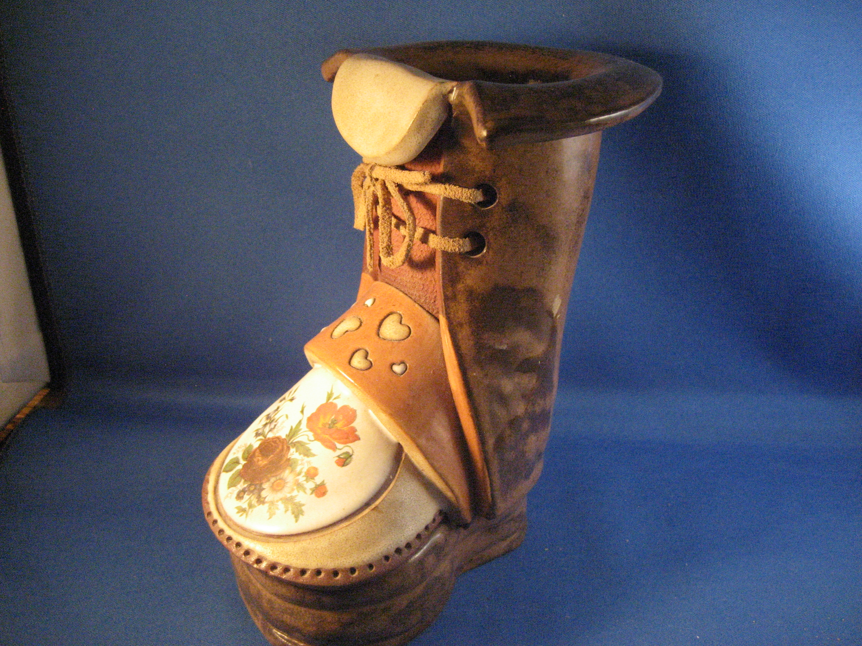 Clay Boot Planter