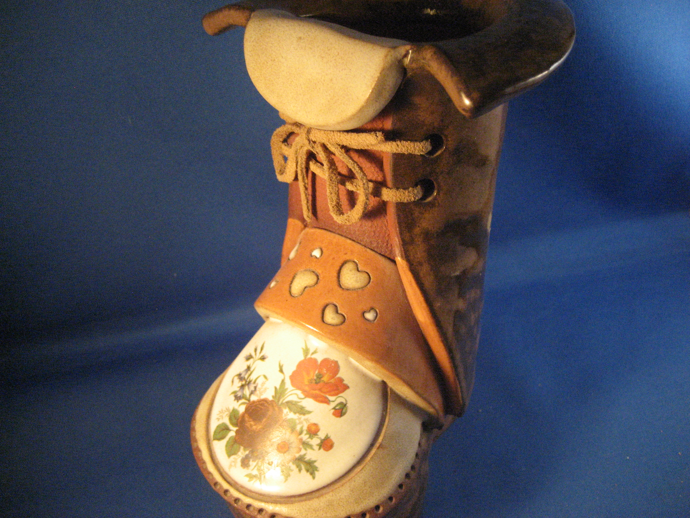 Clay Boot Planter