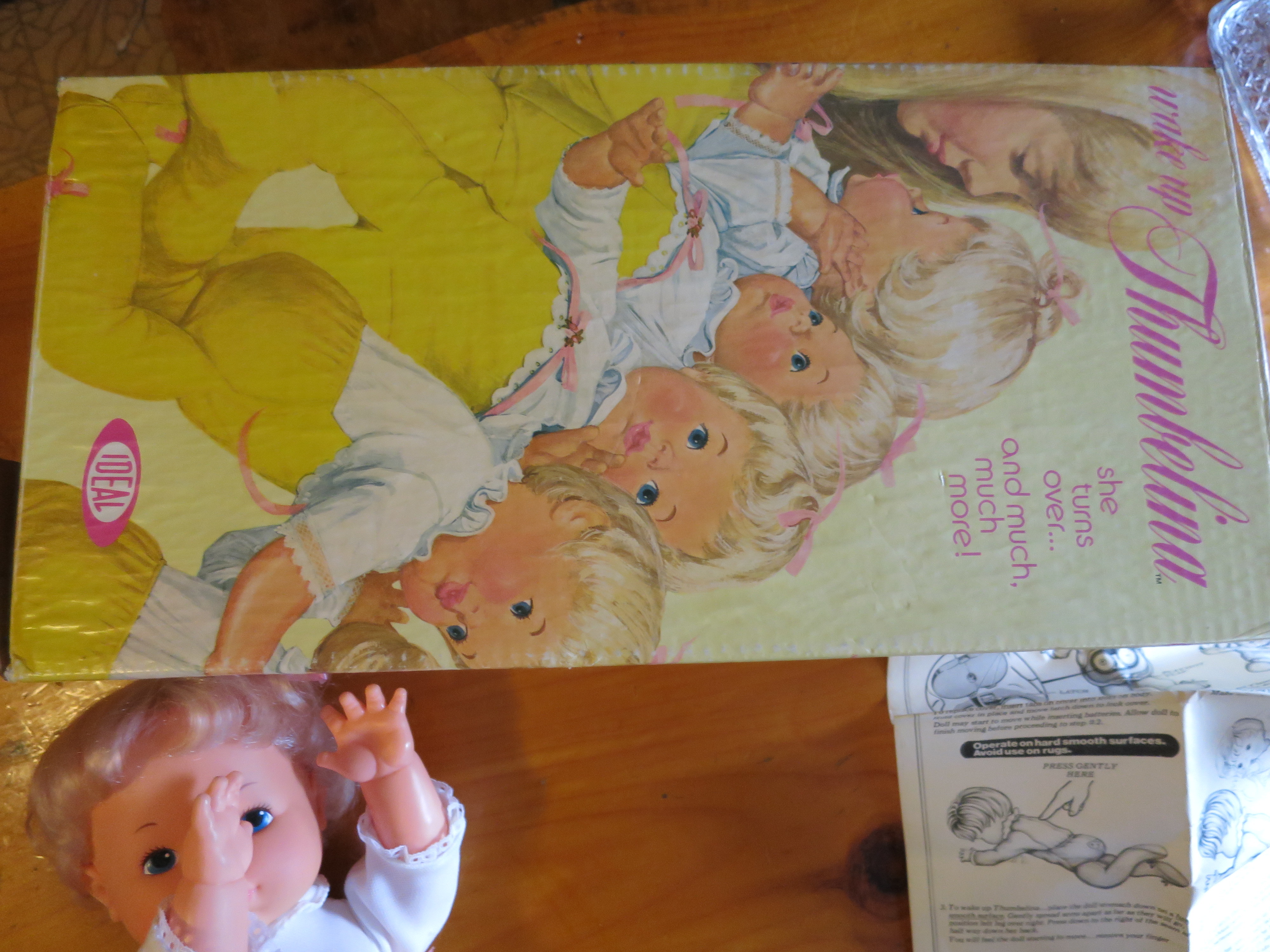 Ideal Doll Wake Up Thumbelina 1976