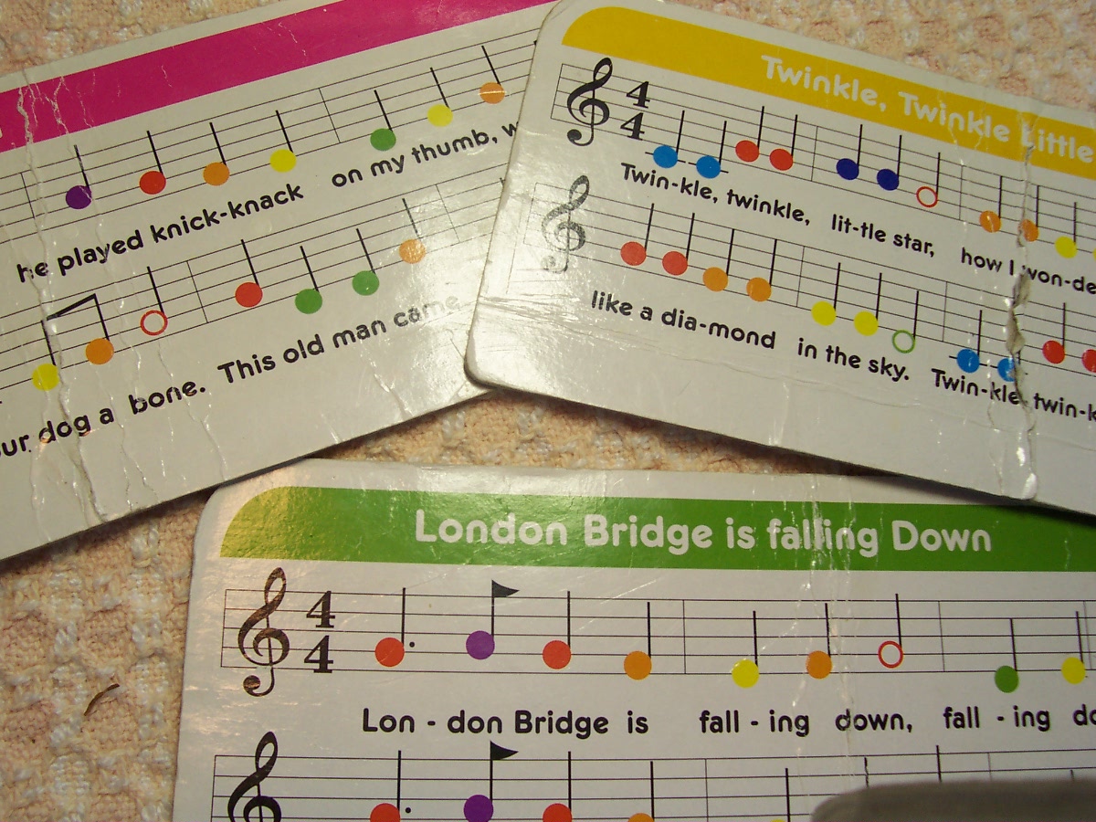 Vintage Musical Toy Xylophone & Keyboard Set