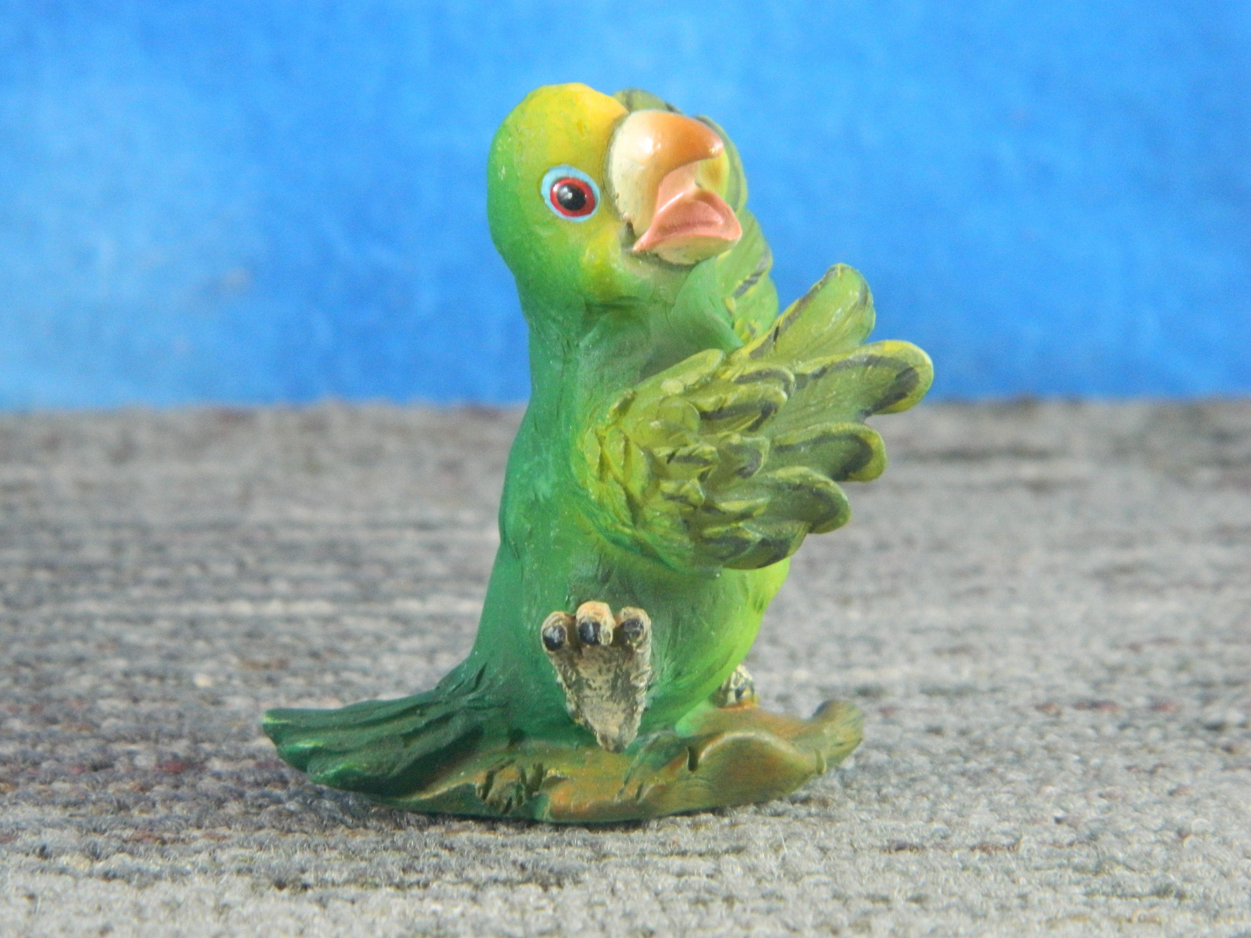 Miniature Amazon Parrot Resin
