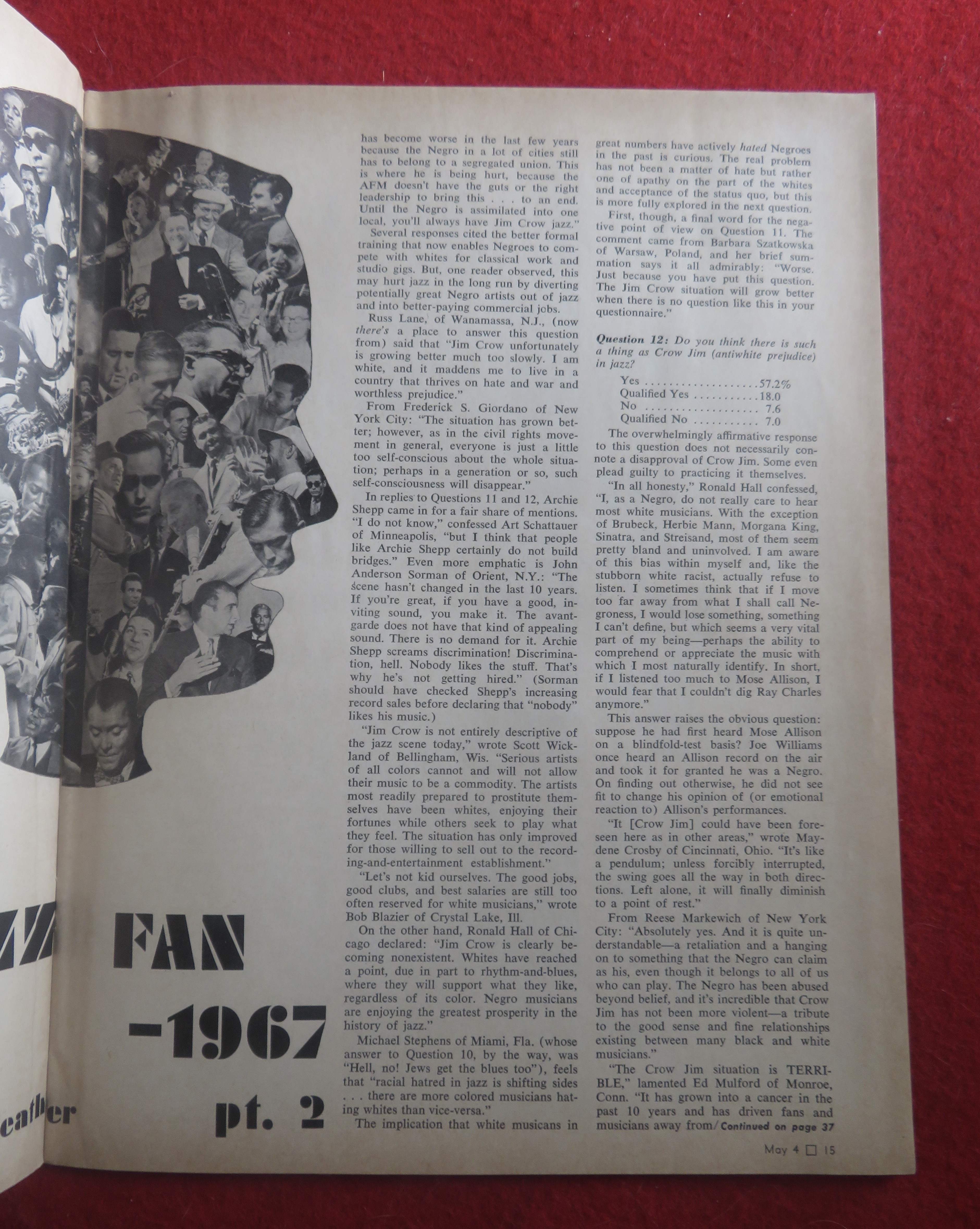 Down Beat Magazine May 4, 1967 John Handy & The Blues