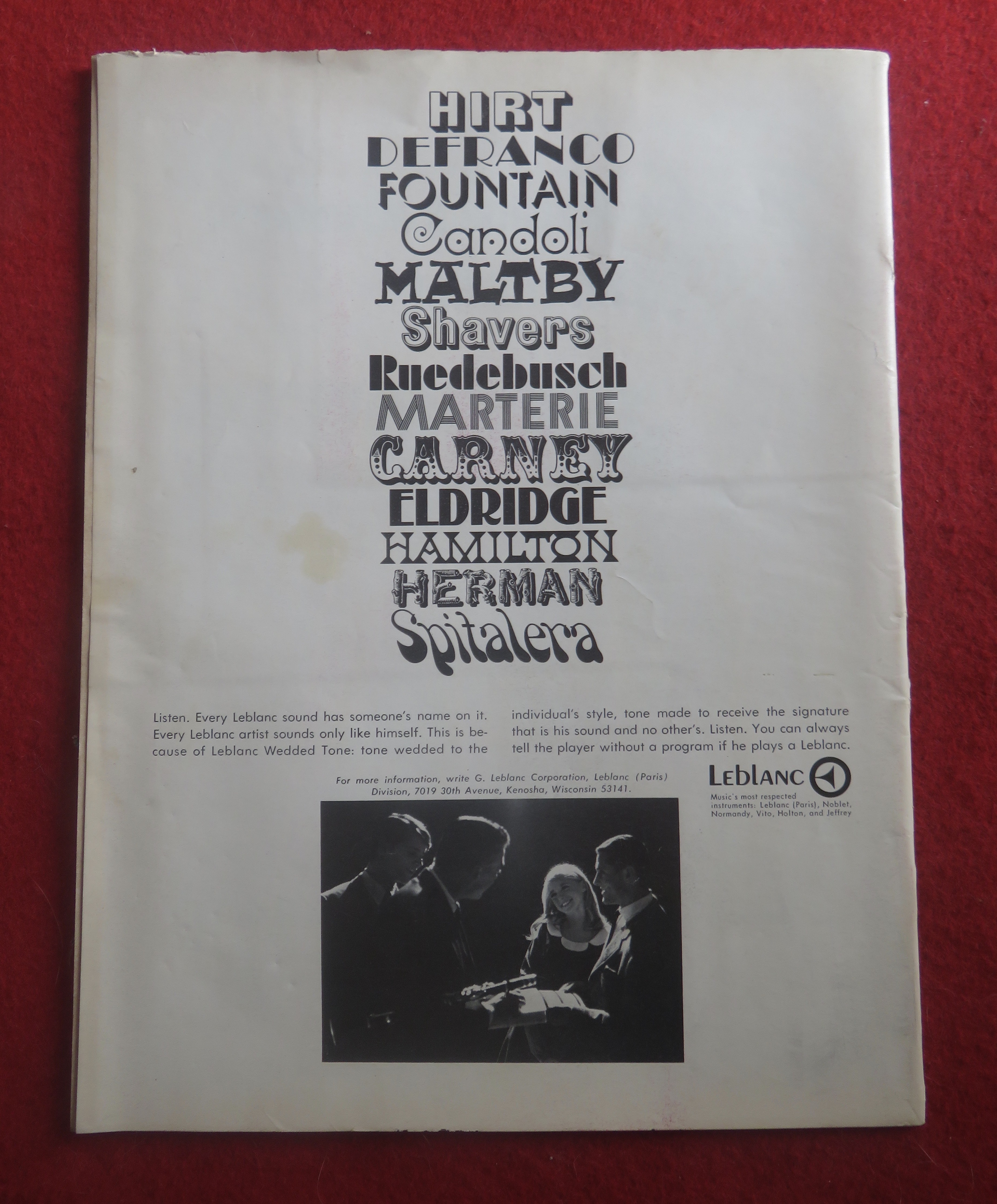 Downbeat Magazine July 27, 1967 Sarah Vaughan Today