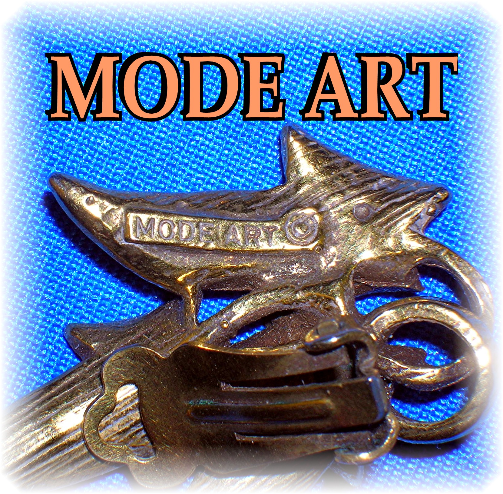 Signed MODE ART Necklace Bracelet & Earrings