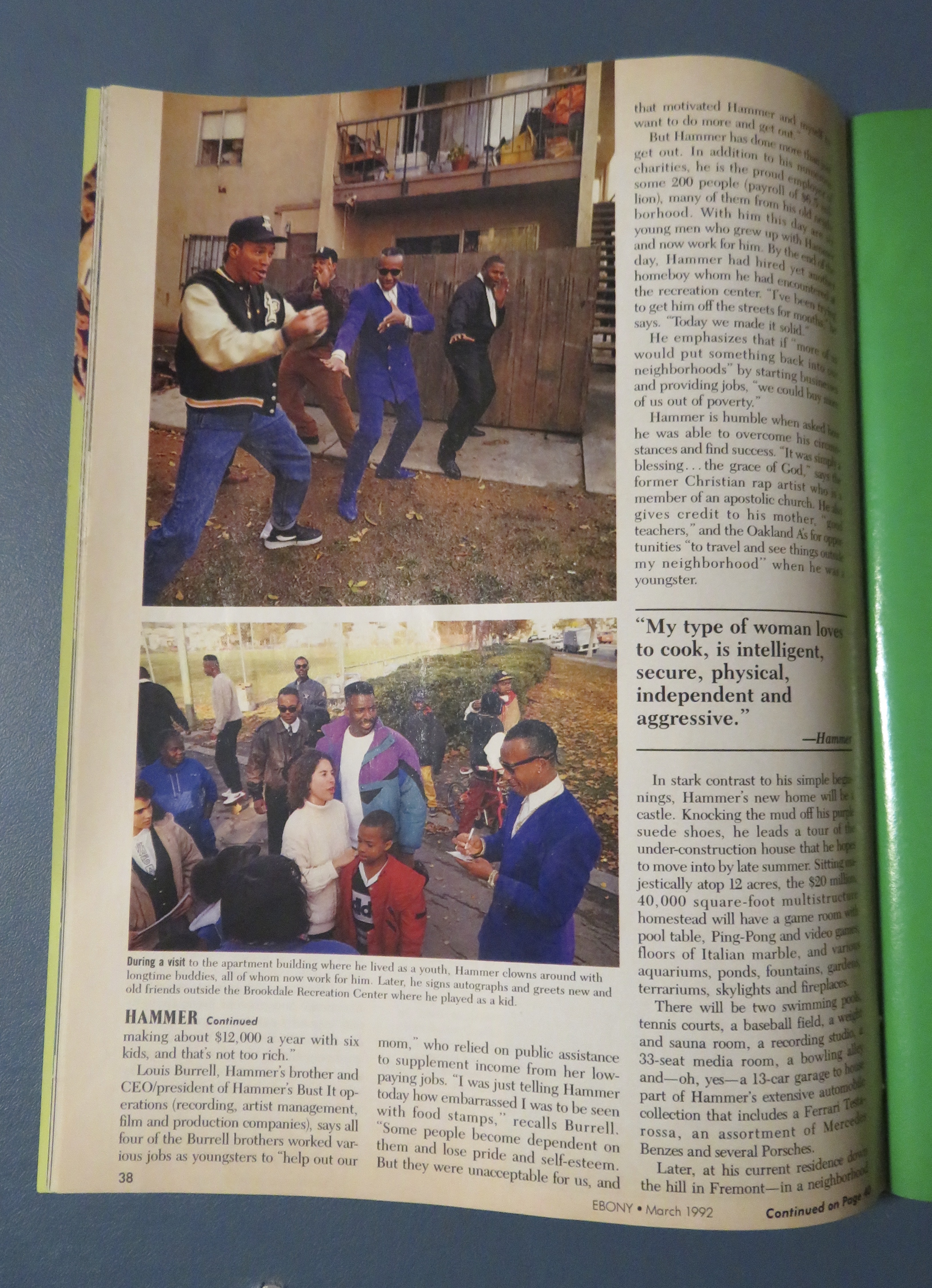 Ebony Magazine March 1992 M C Hammer