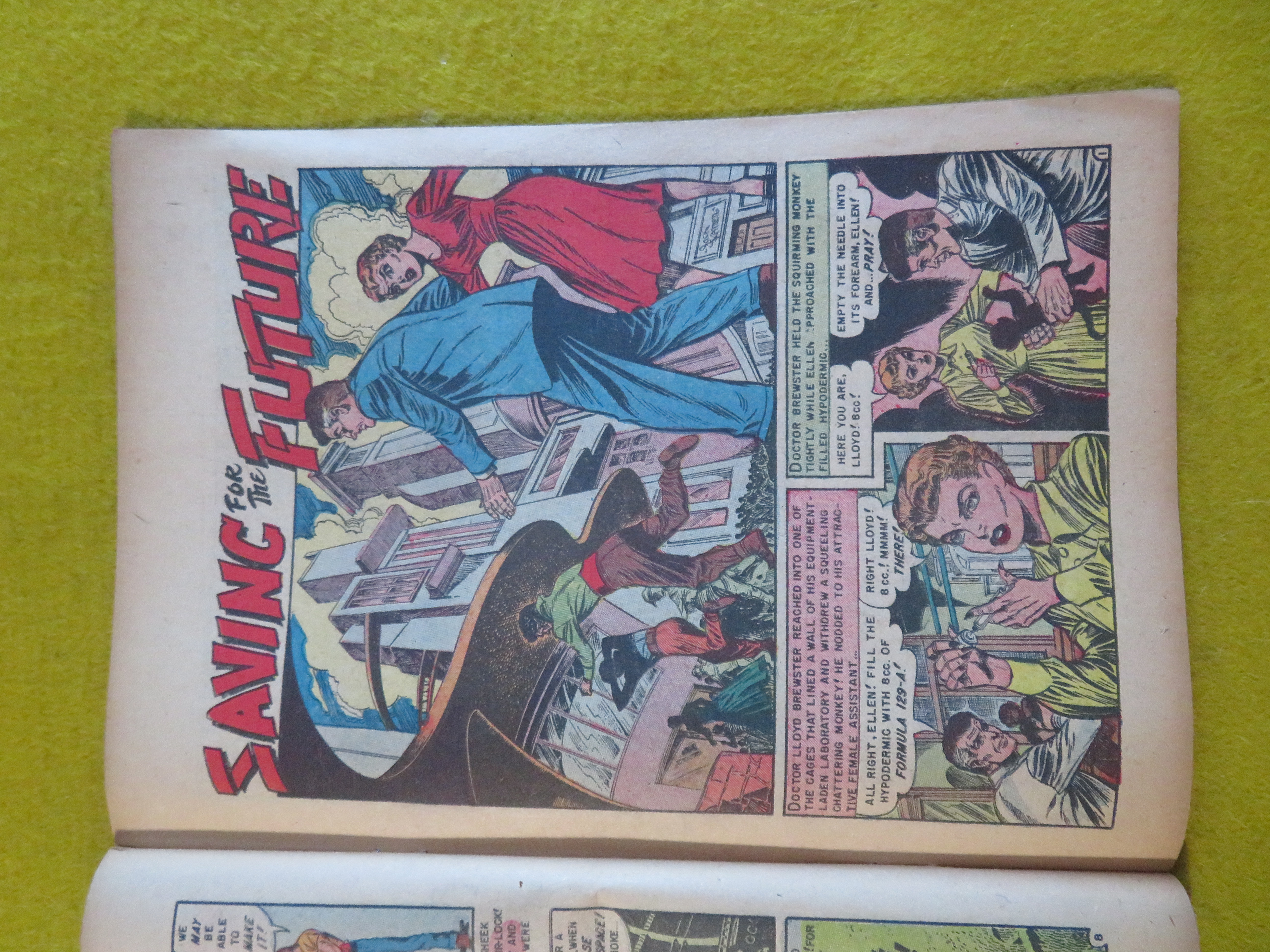 Weird Science Comic May/June 1952 A Weighty Decision