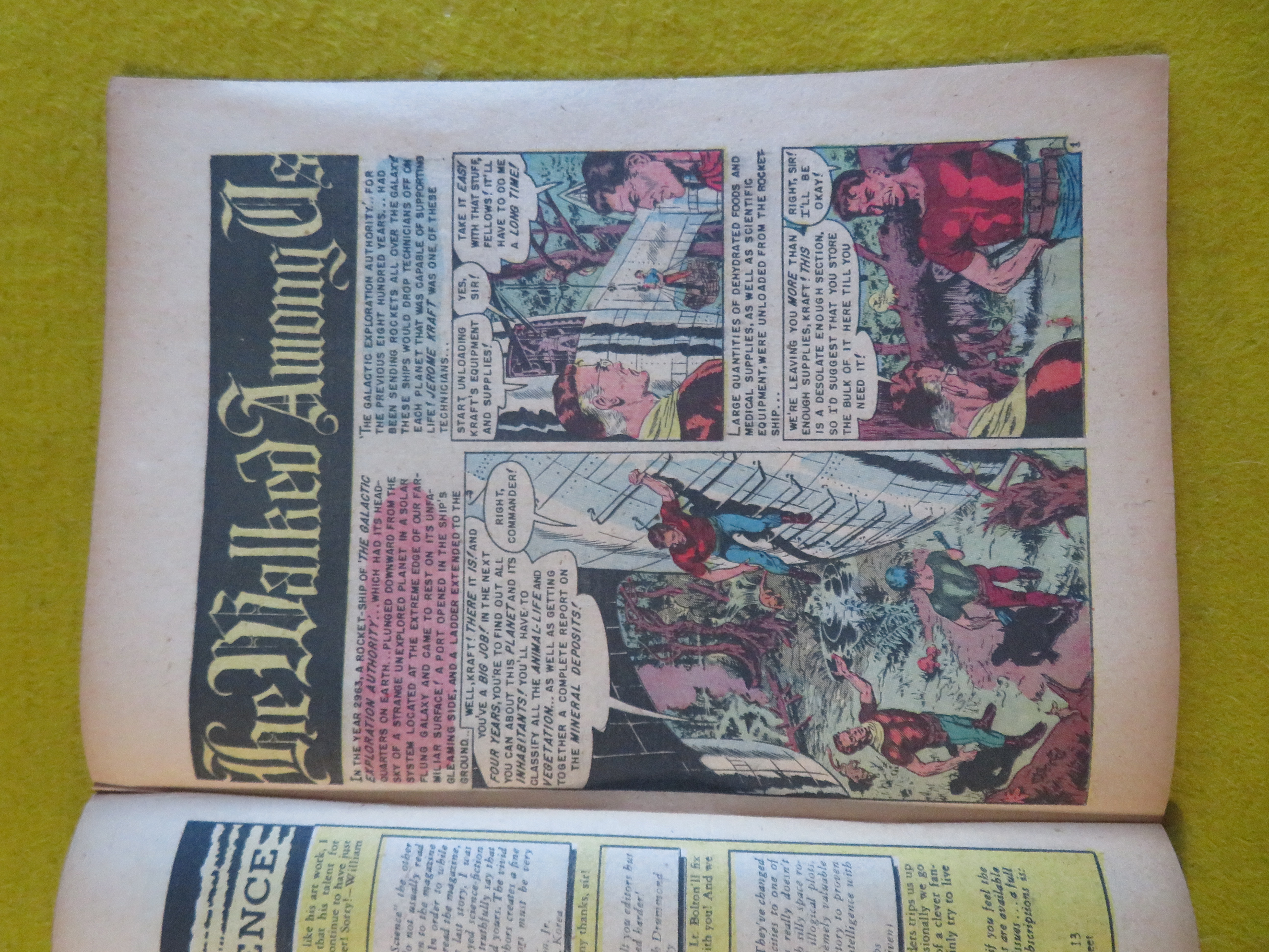 Weird Science Comic May/June 1952 A Weighty Decision