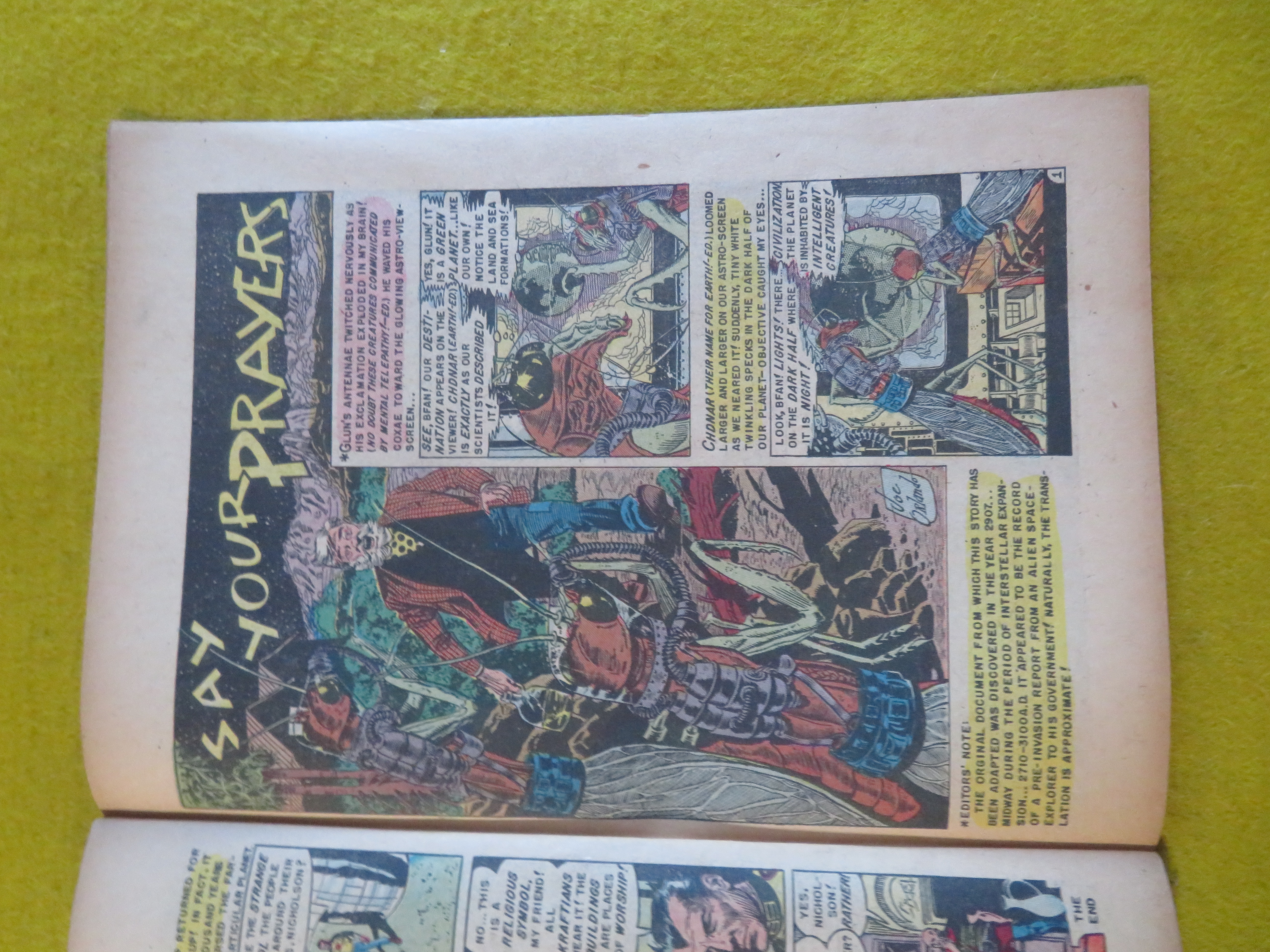 Weird Science Comic May/June 1952 A Weighty Decision