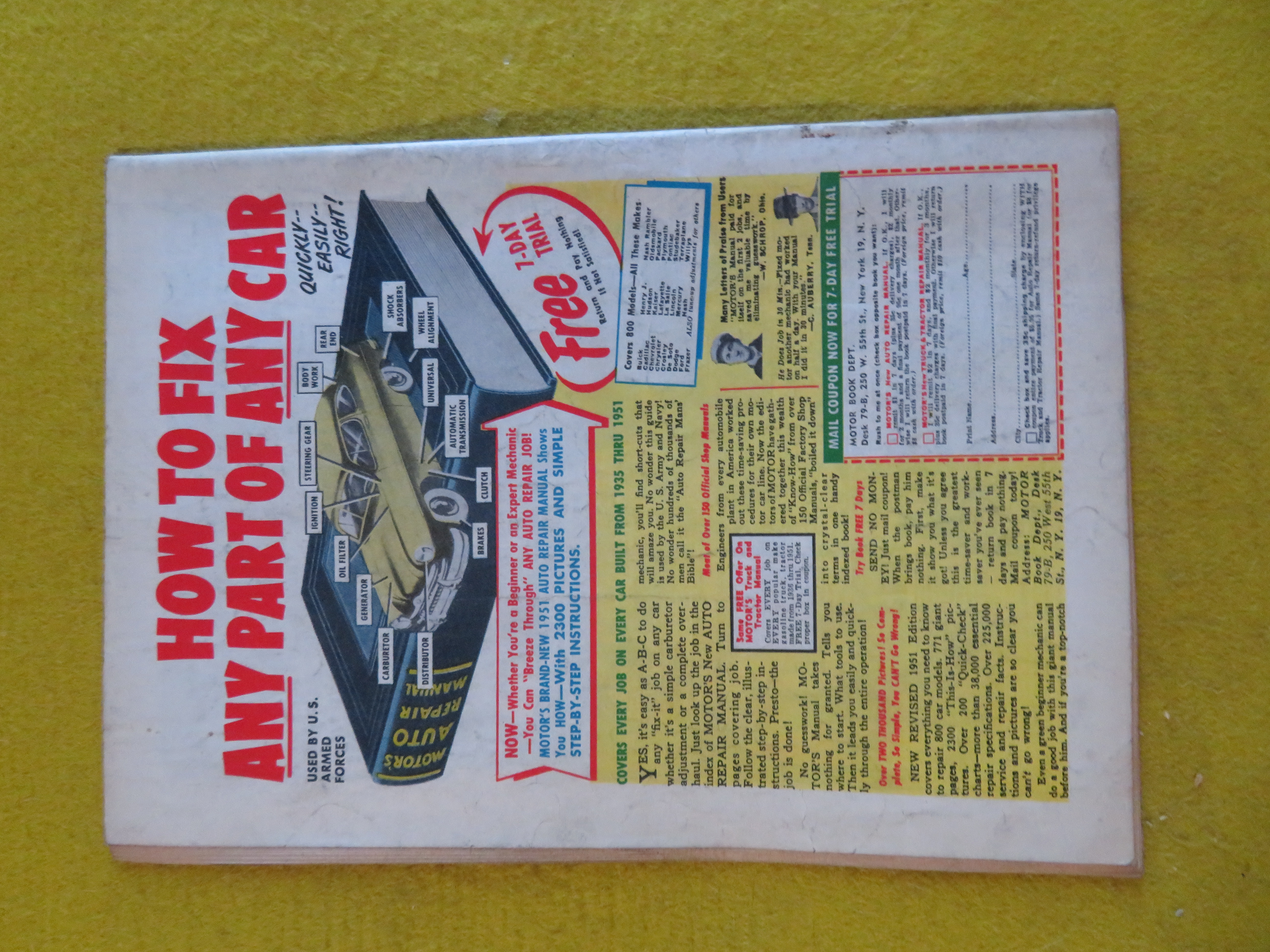 Weird Science Comic May/June 1952 A Weighty Decision