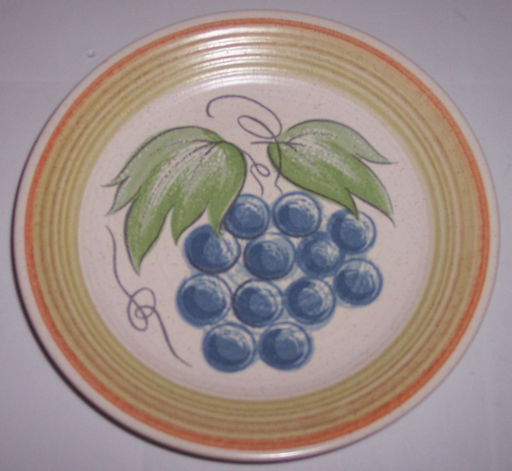 Franciscan Pottery Fruit Bread Plate!
