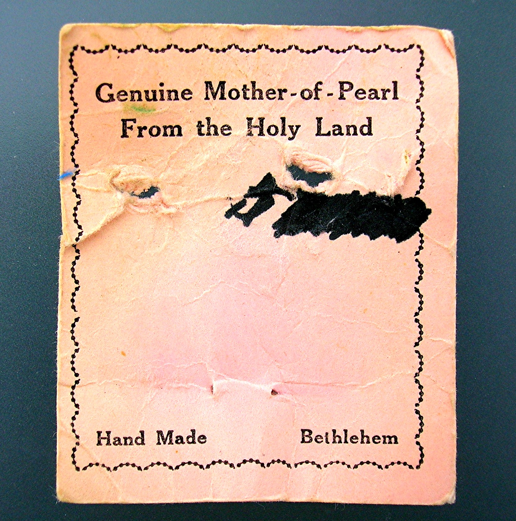 Mother of Pearl Brooch and Clip Earrings Bethlehem